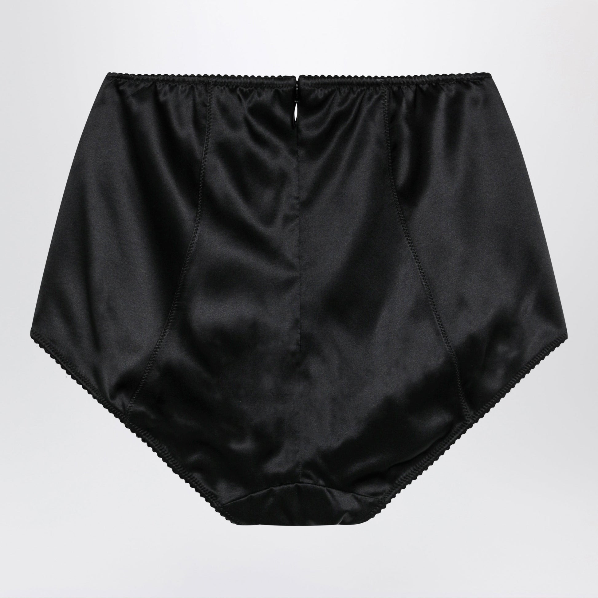 Dolce&Gabbana Black Satin Culottes Women DOLCE & GABBANA