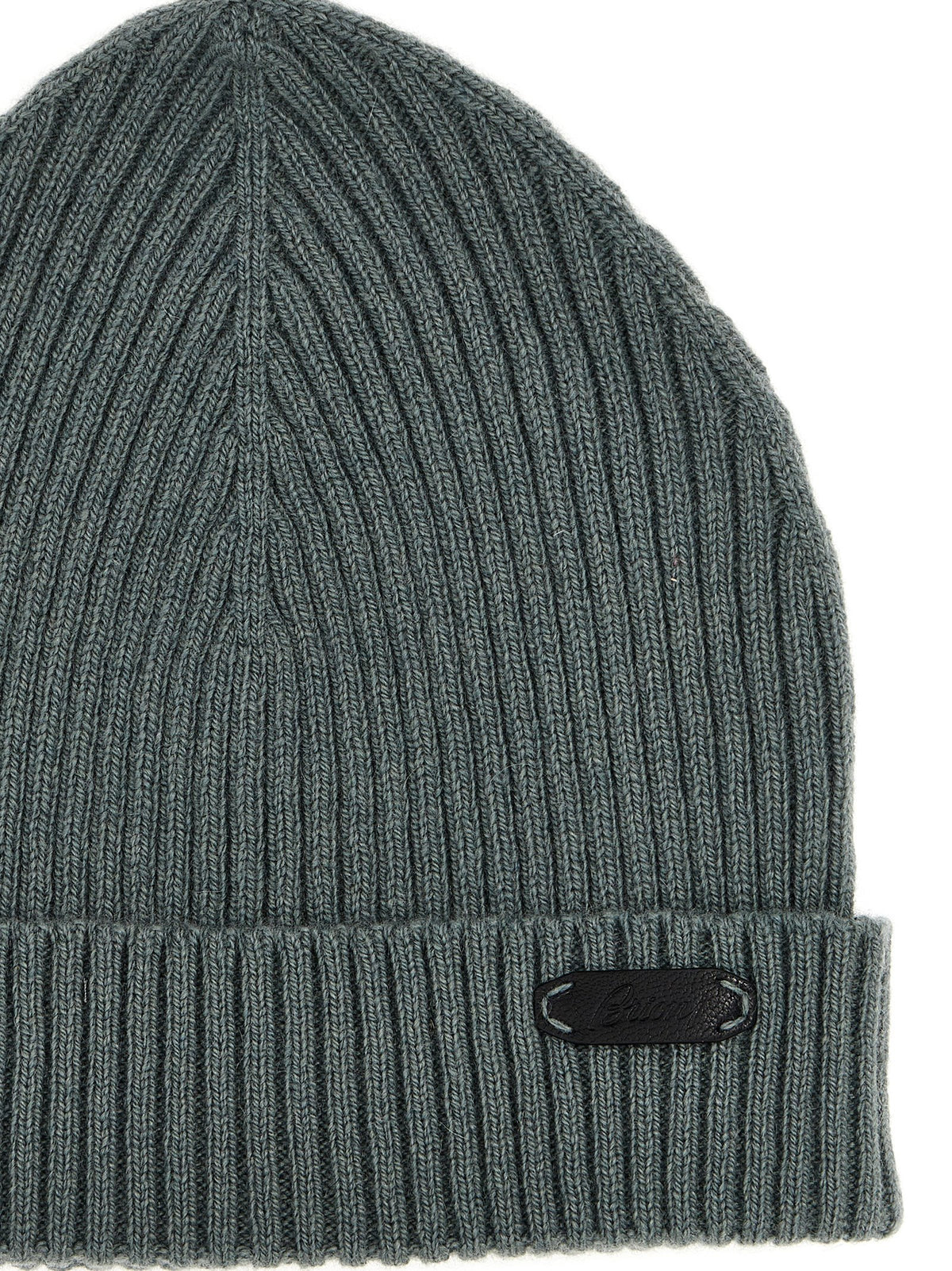 Brioni Men English Ribbed Beanie BRIONI