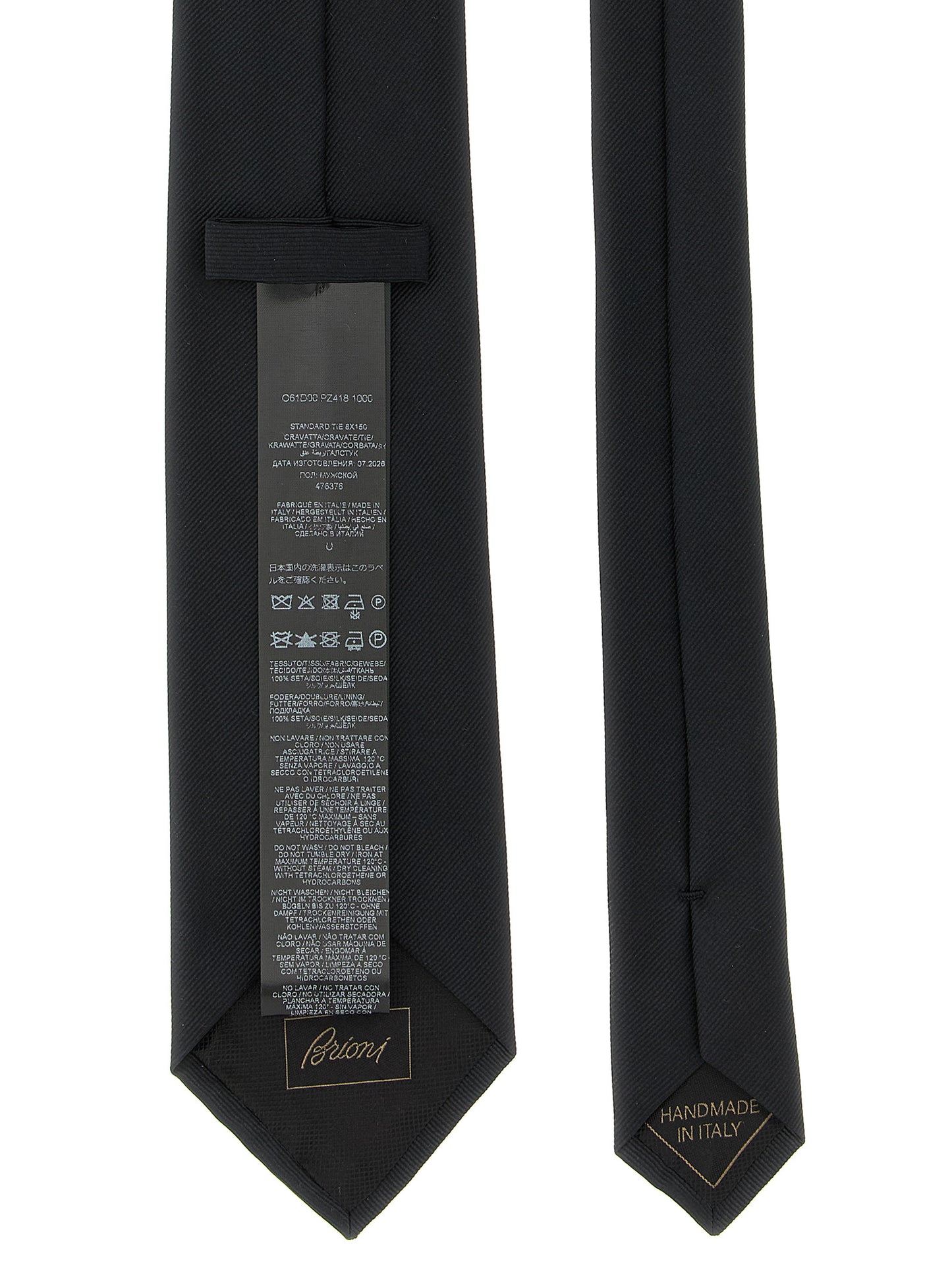 Brioni Men Silk Twill Tie BRIONI