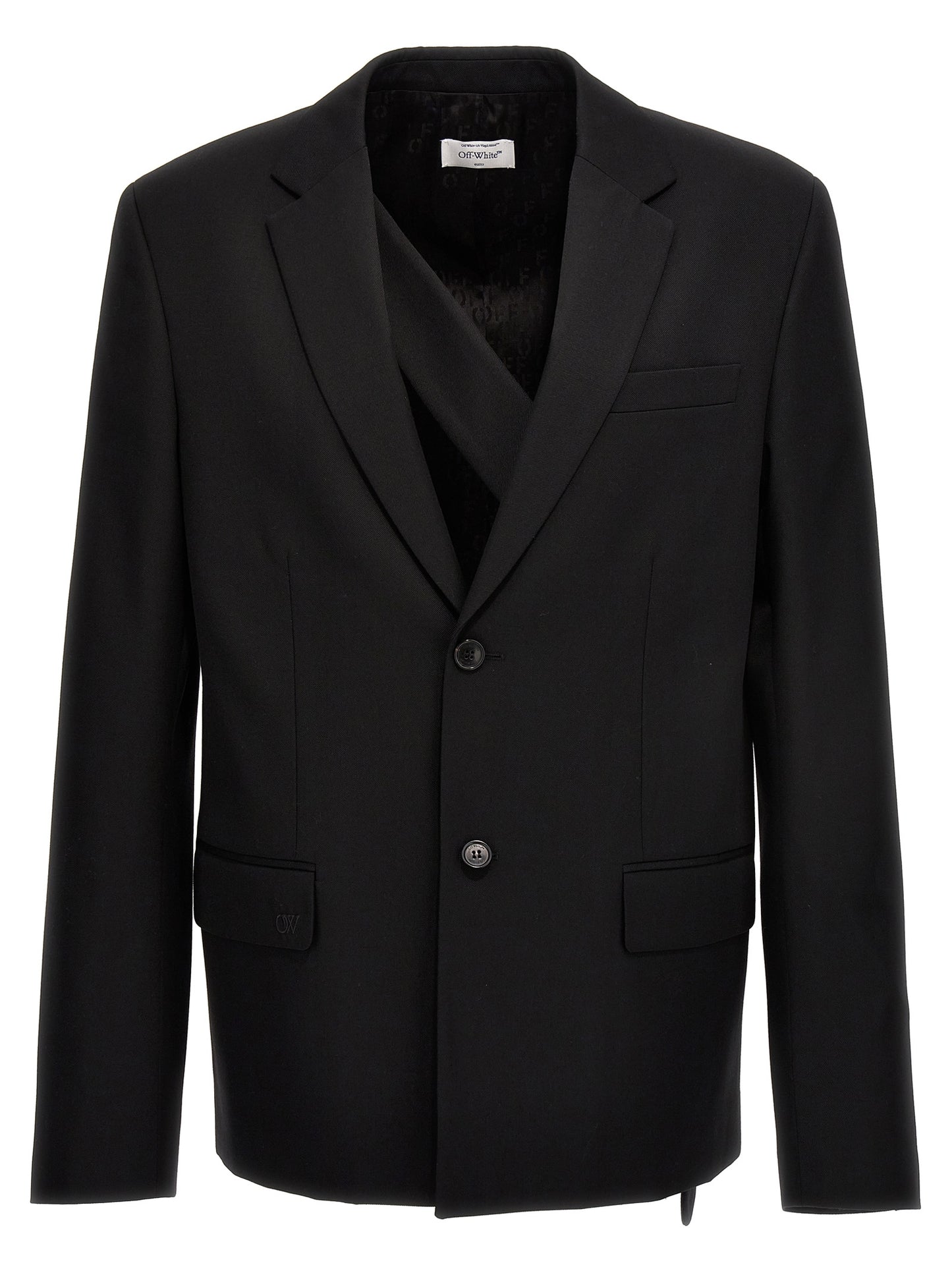 Off-White Men 'Ow Embroidery' Blazer OFF-WHITE