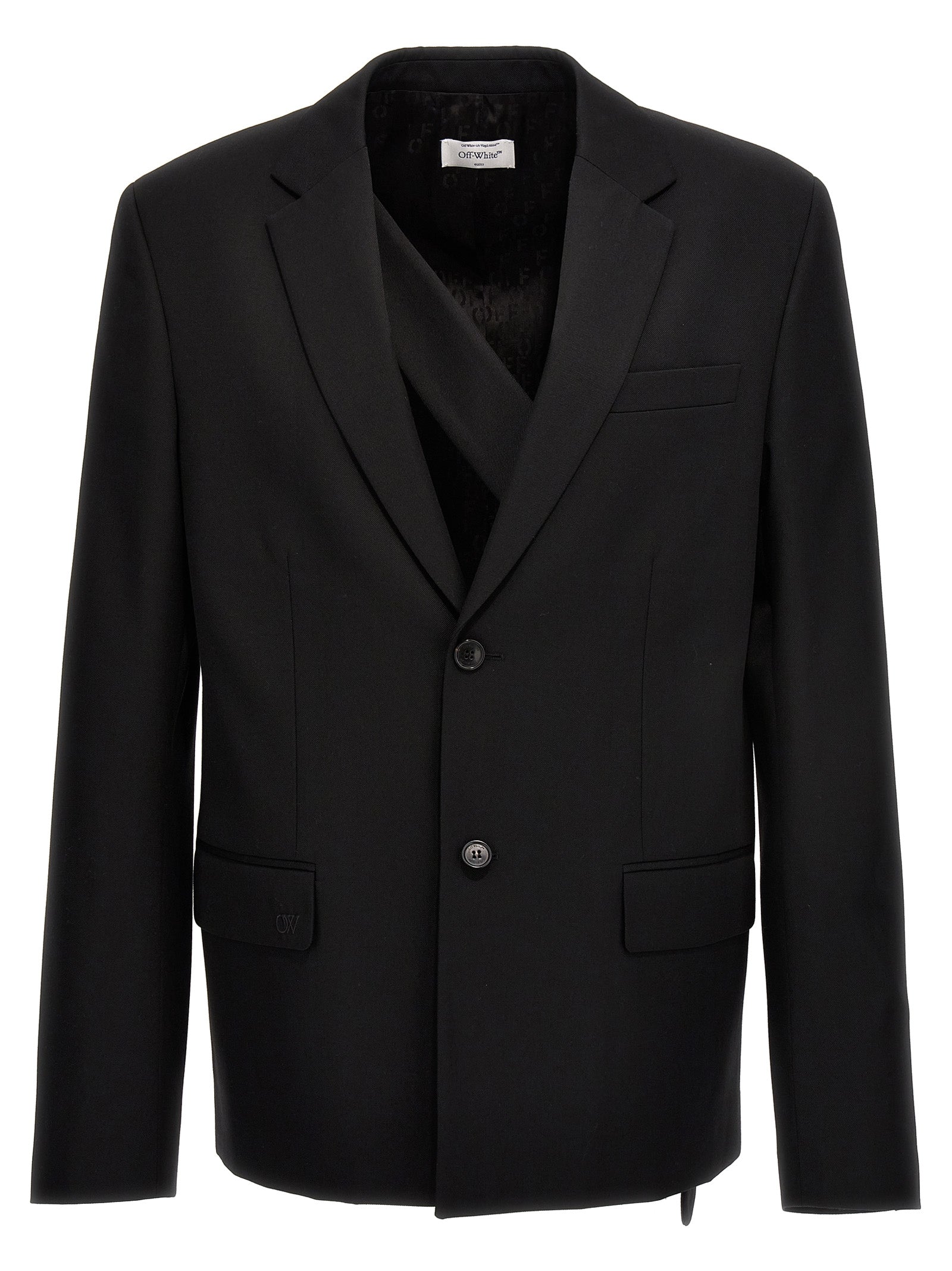Off-White Men 'Ow Embroidery' Blazer OFF-WHITE