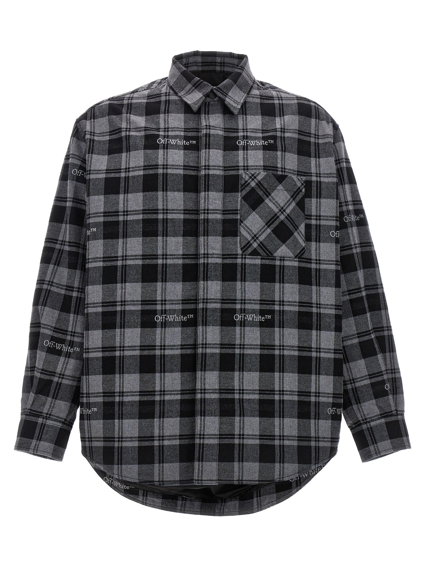 Off-White Men 'Check Flannel Padded' Jacket OFF-WHITE