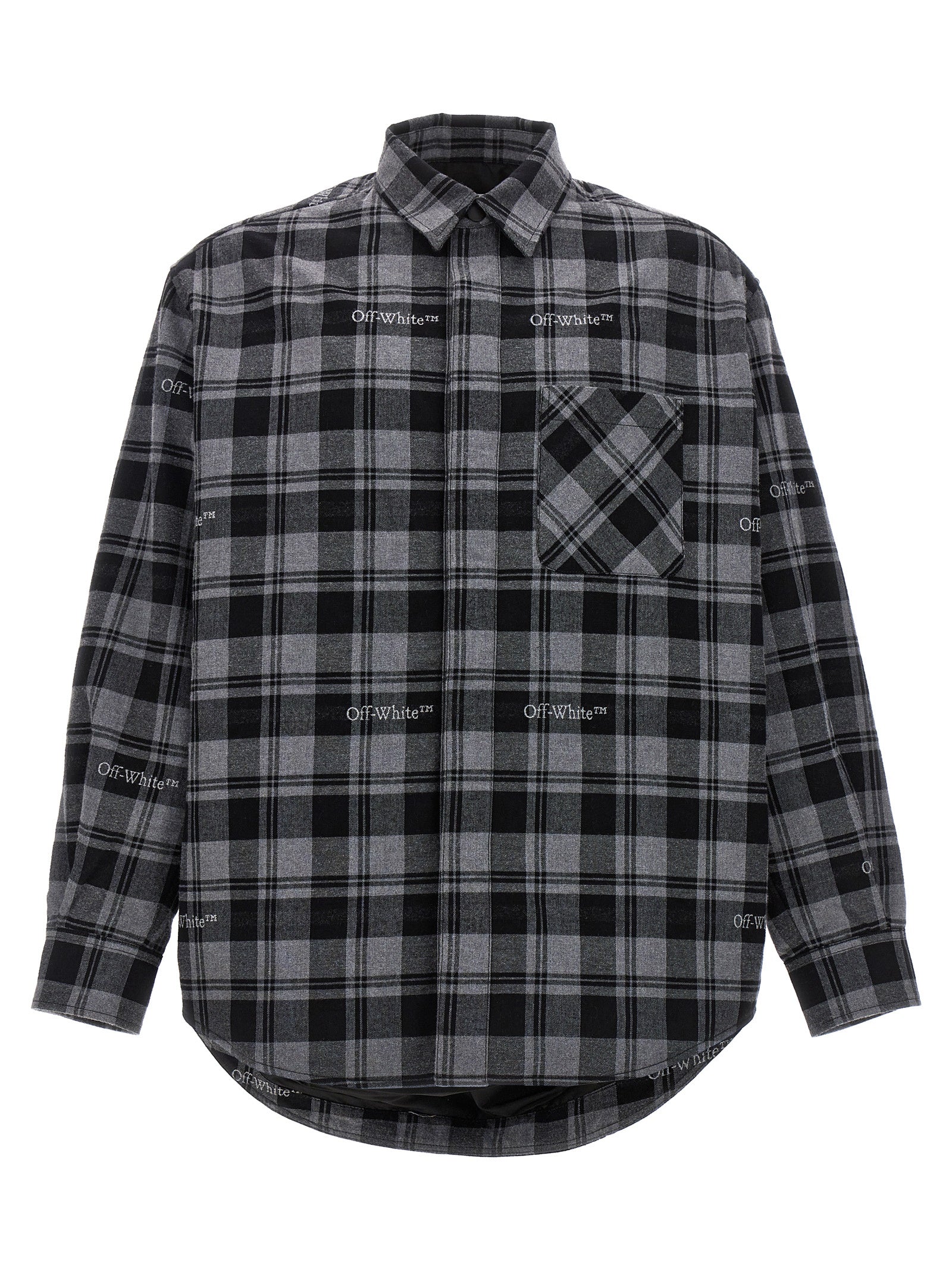 Off-White Men 'Check Flannel Padded' Jacket OFF-WHITE