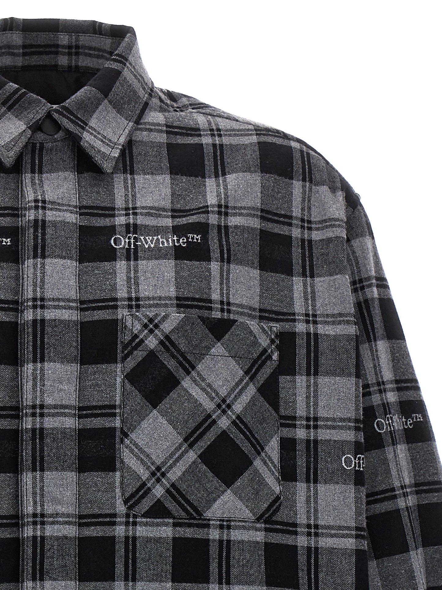 Off-White Men 'Check Flannel Padded' Jacket OFF-WHITE
