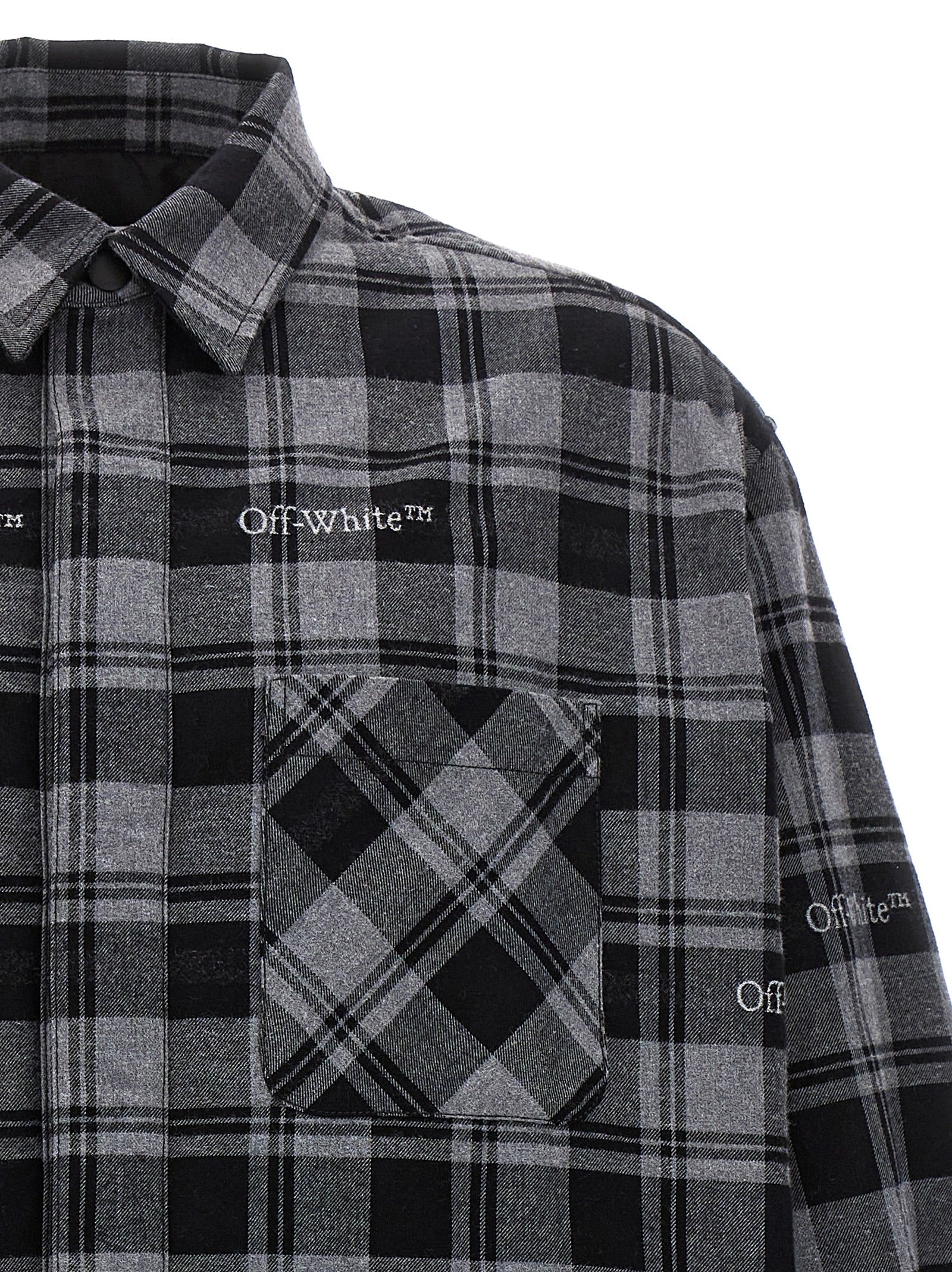 Off-White Men 'Check Flannel Padded' Jacket OFF-WHITE