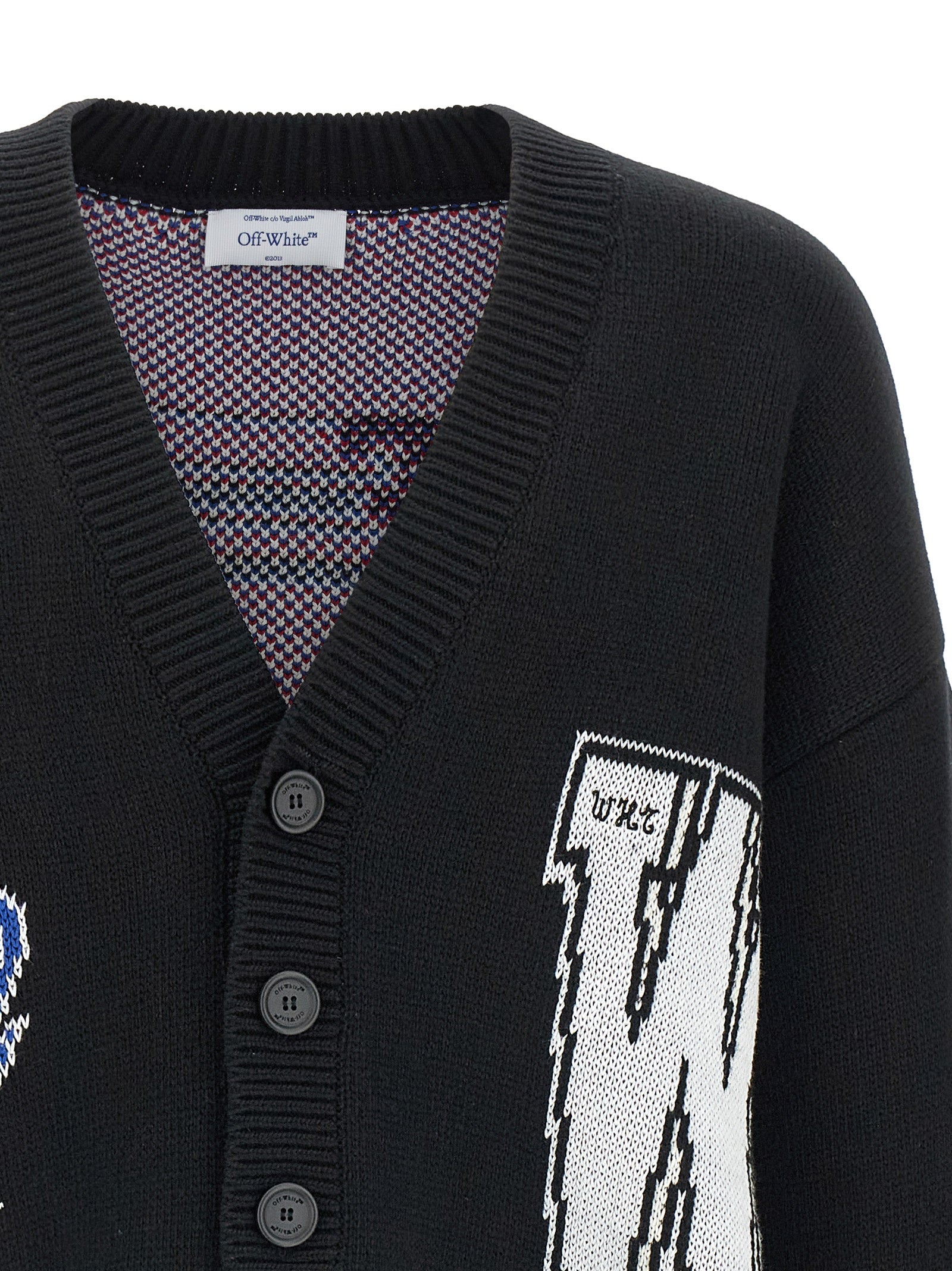 Off-White Men 'Glide Diag' Cardigan OFF-WHITE