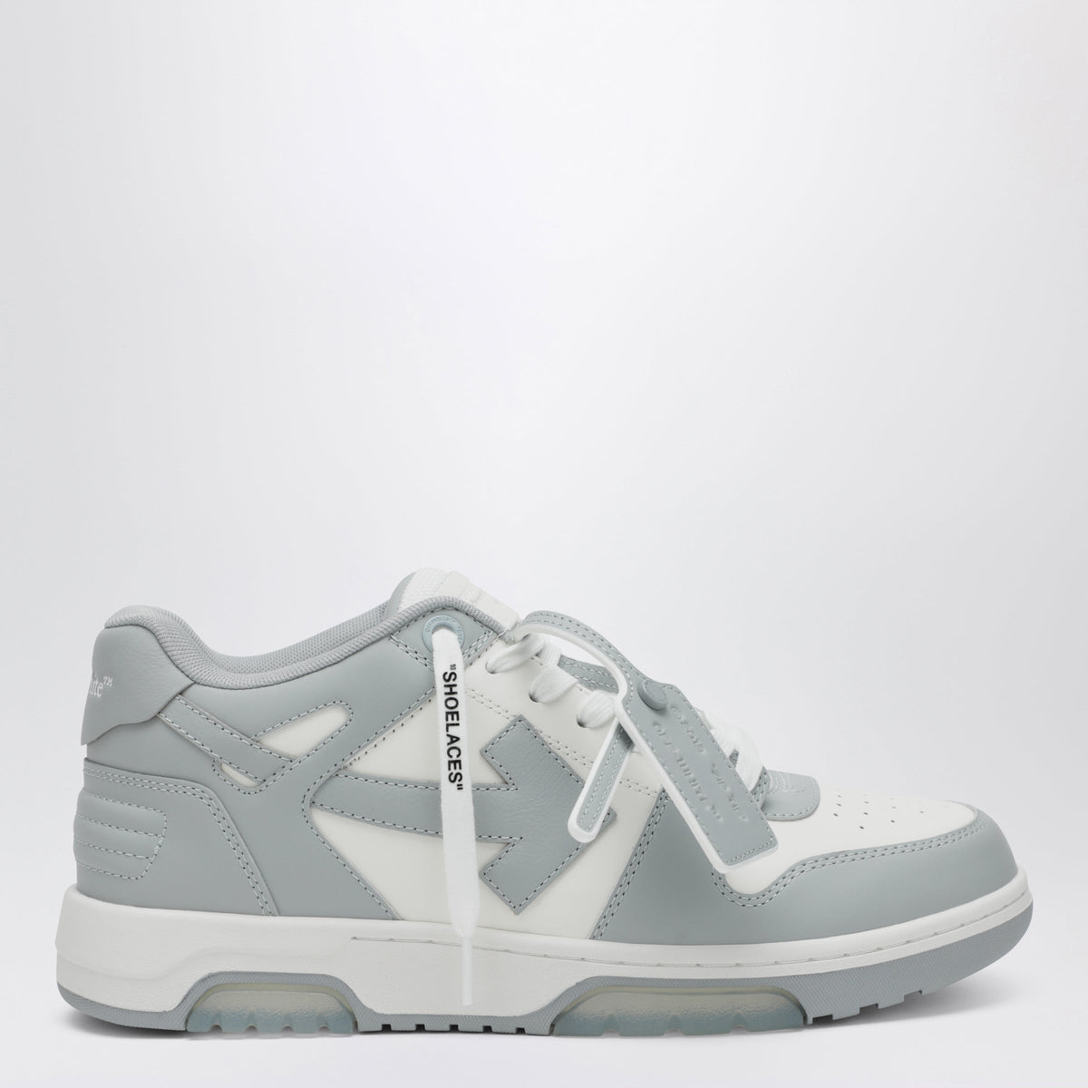Off-White White/Grey Out Of Office Sneakers Men OFF-WHITE
