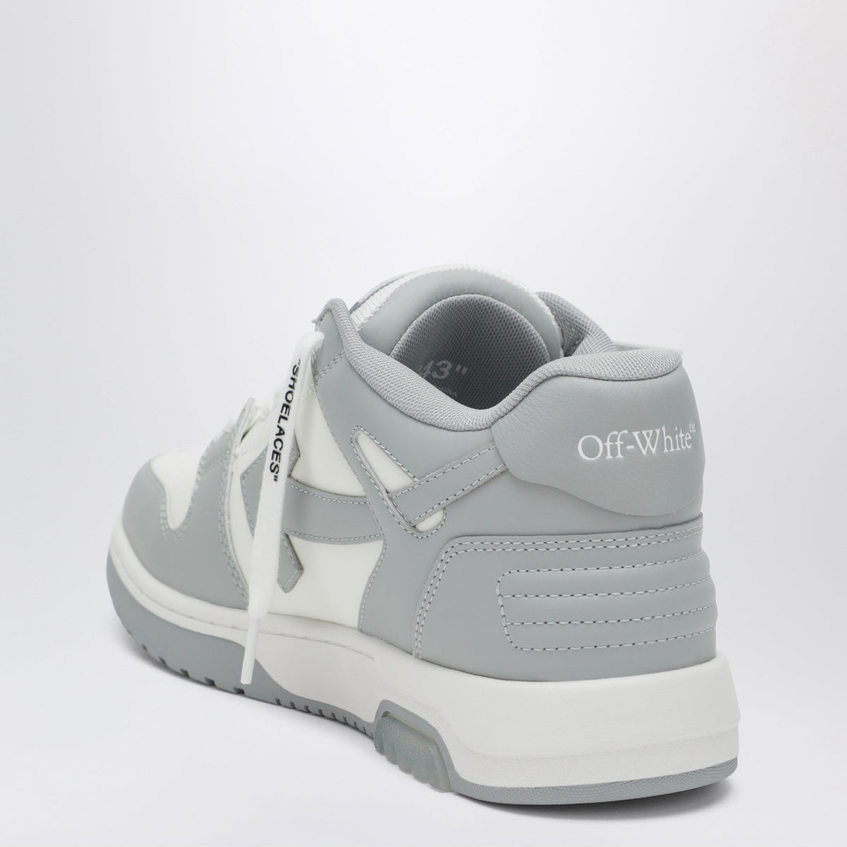 Off-White White/Grey Out Of Office Sneakers Men OFF-WHITE