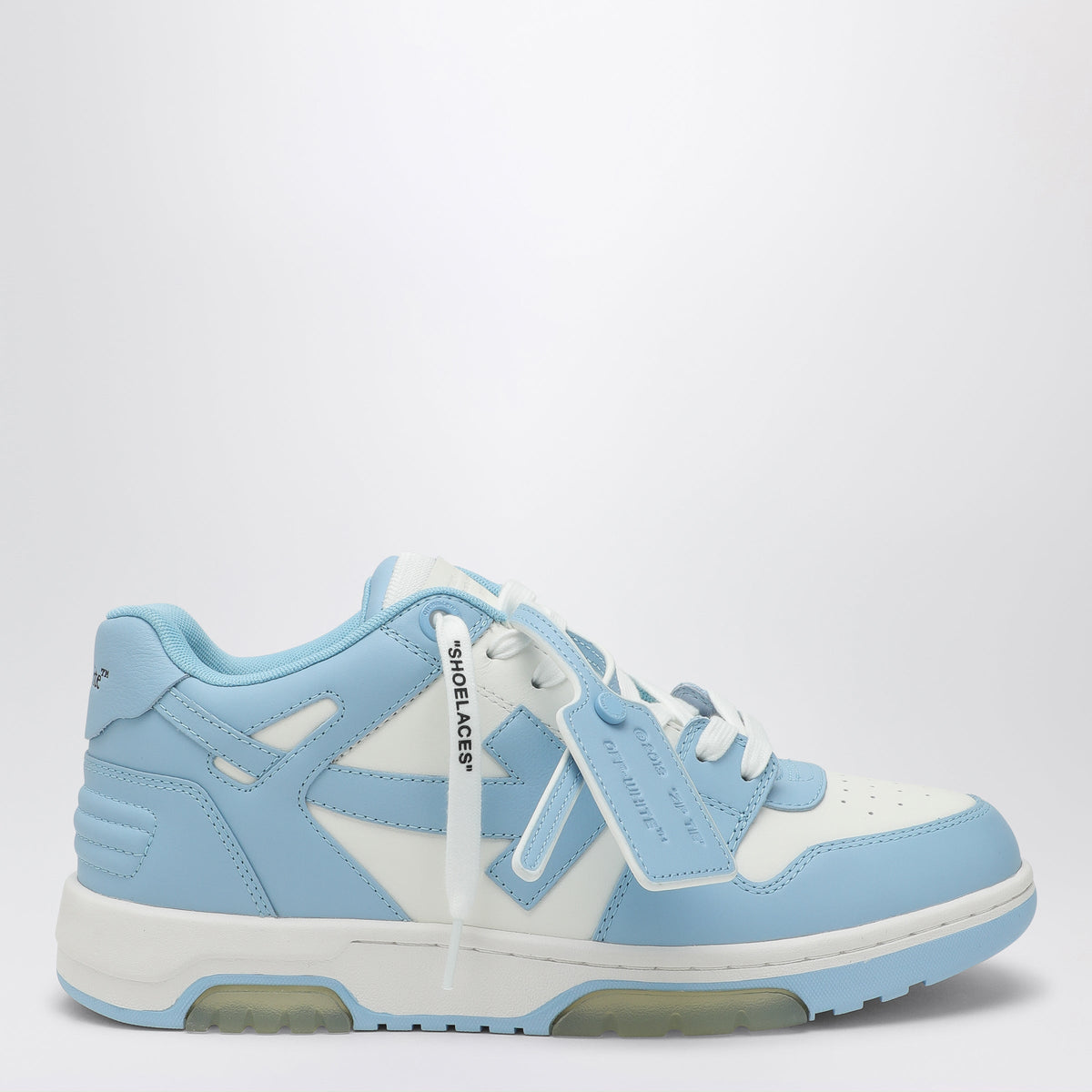 Off-White White/Light Blue Out Of Office Sneakers Men OFF-WHITE