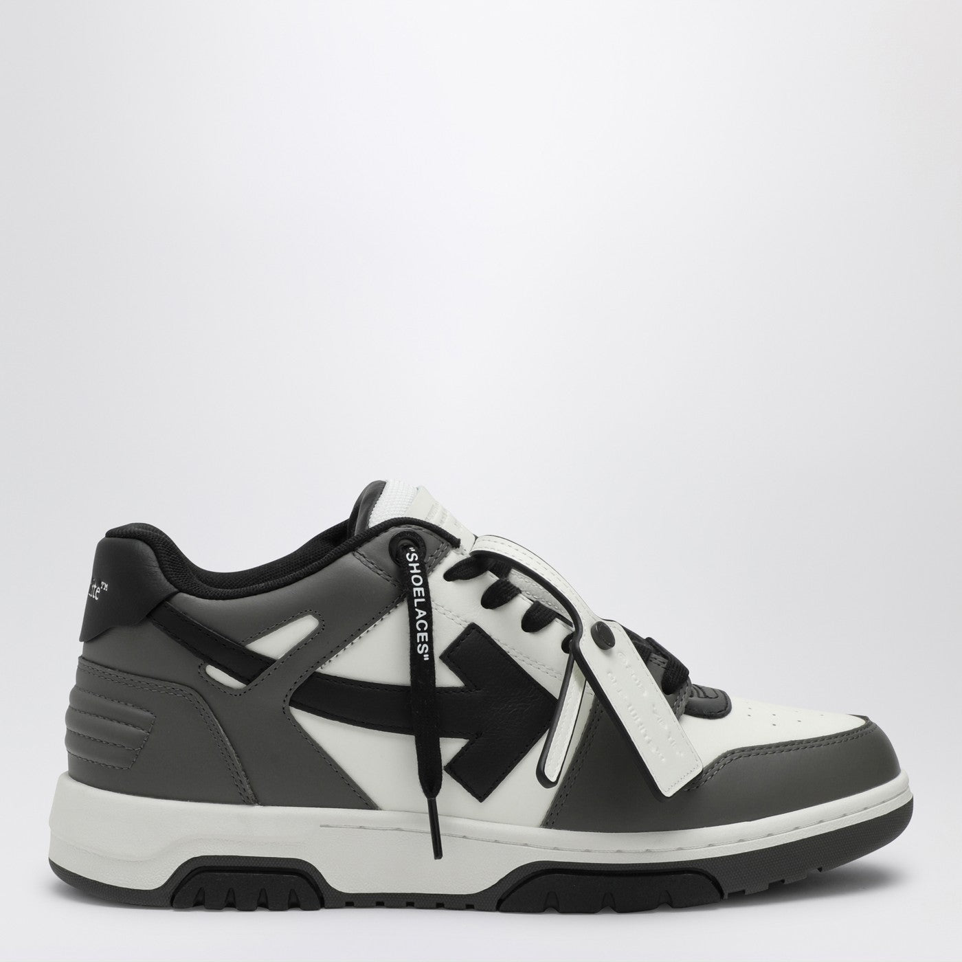Off-White Out Of Office Sneakers In Dark Grey/White/Black Men OFF-WHITE