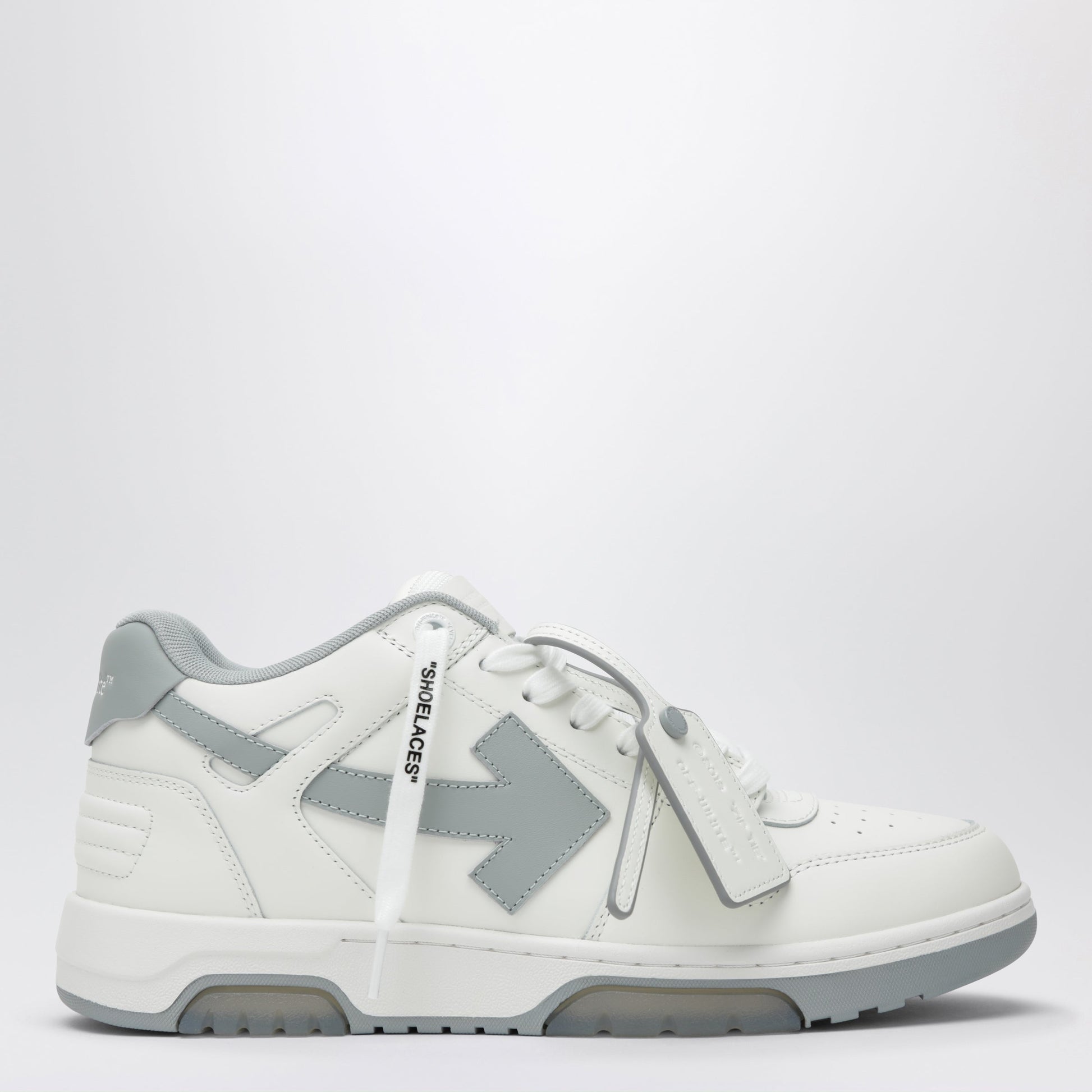 Off-White Out Of Office Sneakers In White/Grey Men OFF-WHITE