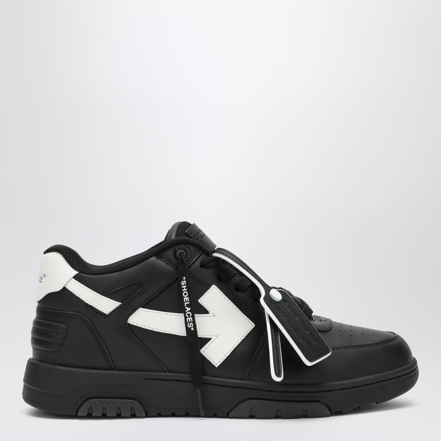 Off-White Out Of Office Sneakers In Black And White Men OFF-WHITE