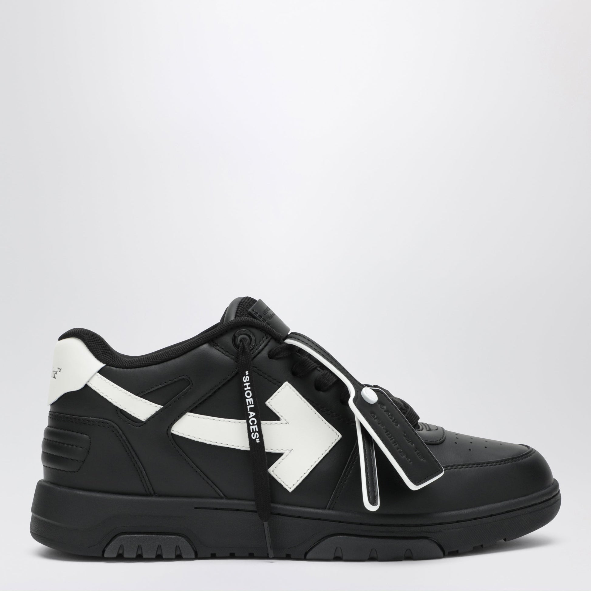 Off-White Out Of Office Sneakers In Black And White Men OFF-WHITE