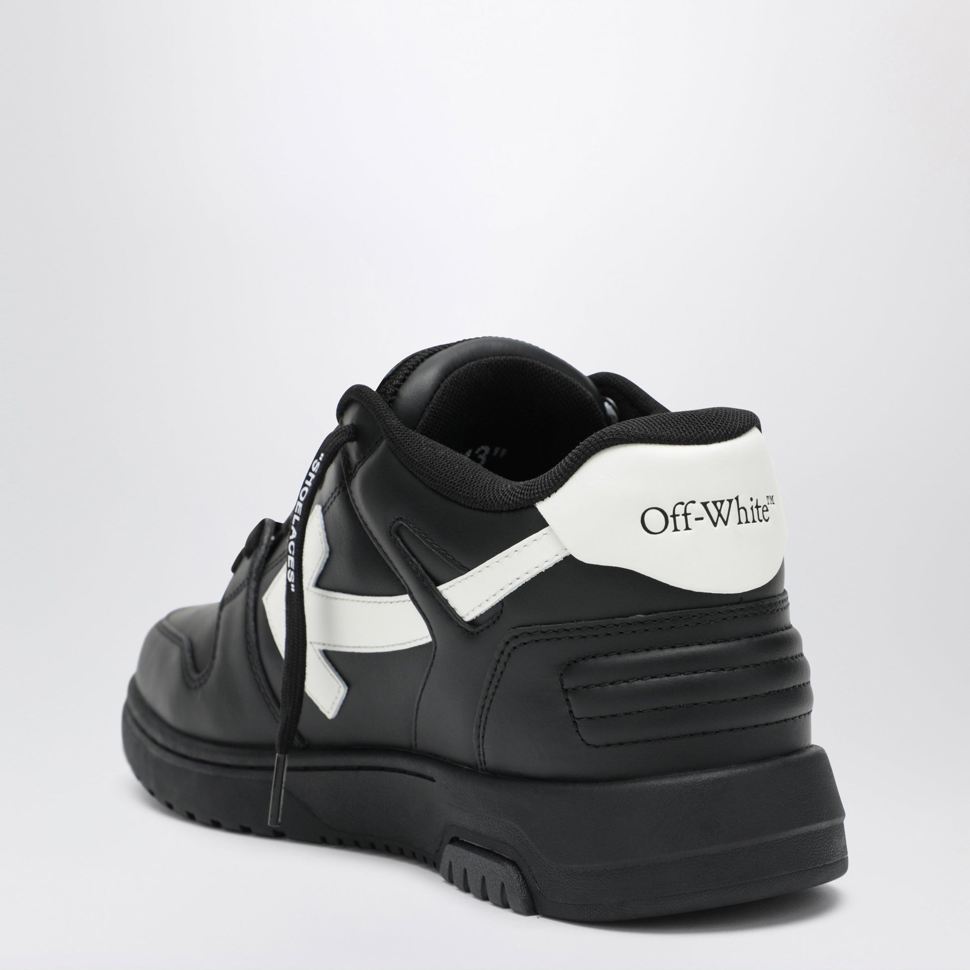 Off-White Out Of Office Sneakers In Black And White Men OFF-WHITE