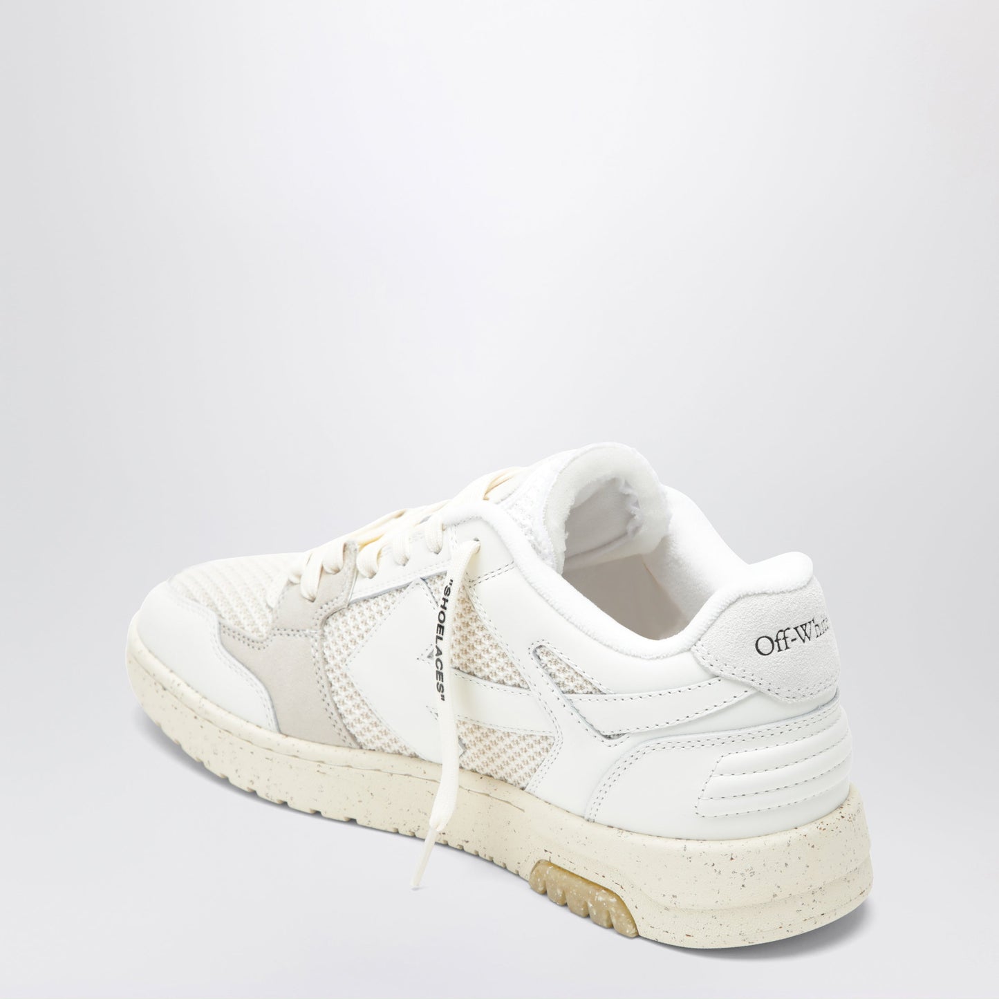 Off-White Slim Out Of Office Sneakers In White/Cream Men OFF-WHITE
