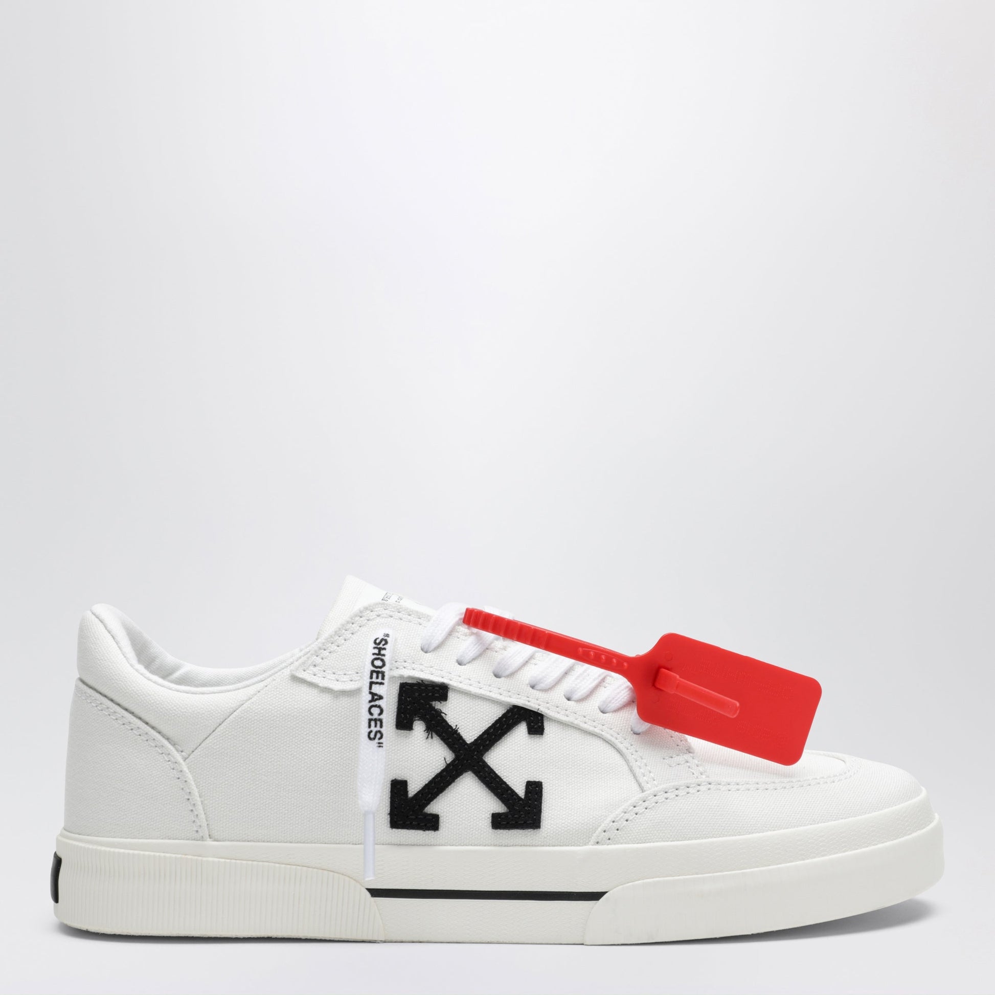 Off-White White/Black Vulcanized Low Sneakers Men OFF-WHITE