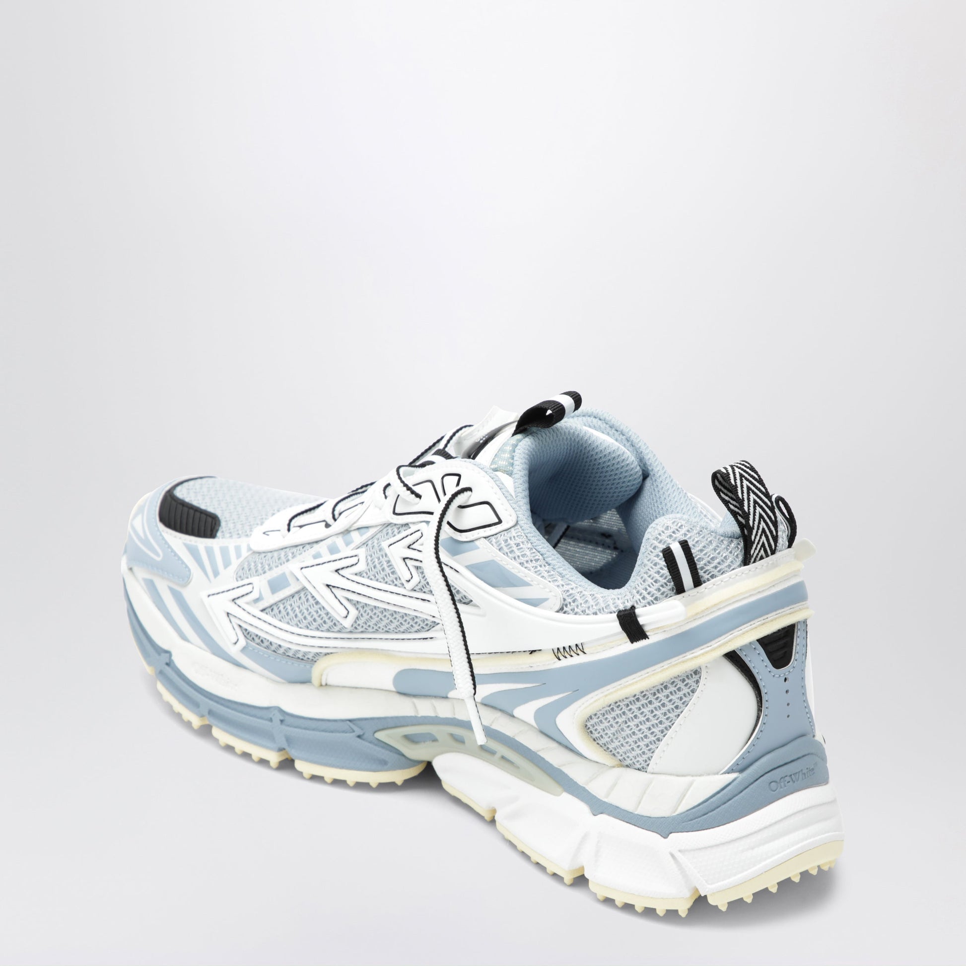 Off-White Be Right Back Sneakers In Grey/Light Blue Men OFF-WHITE