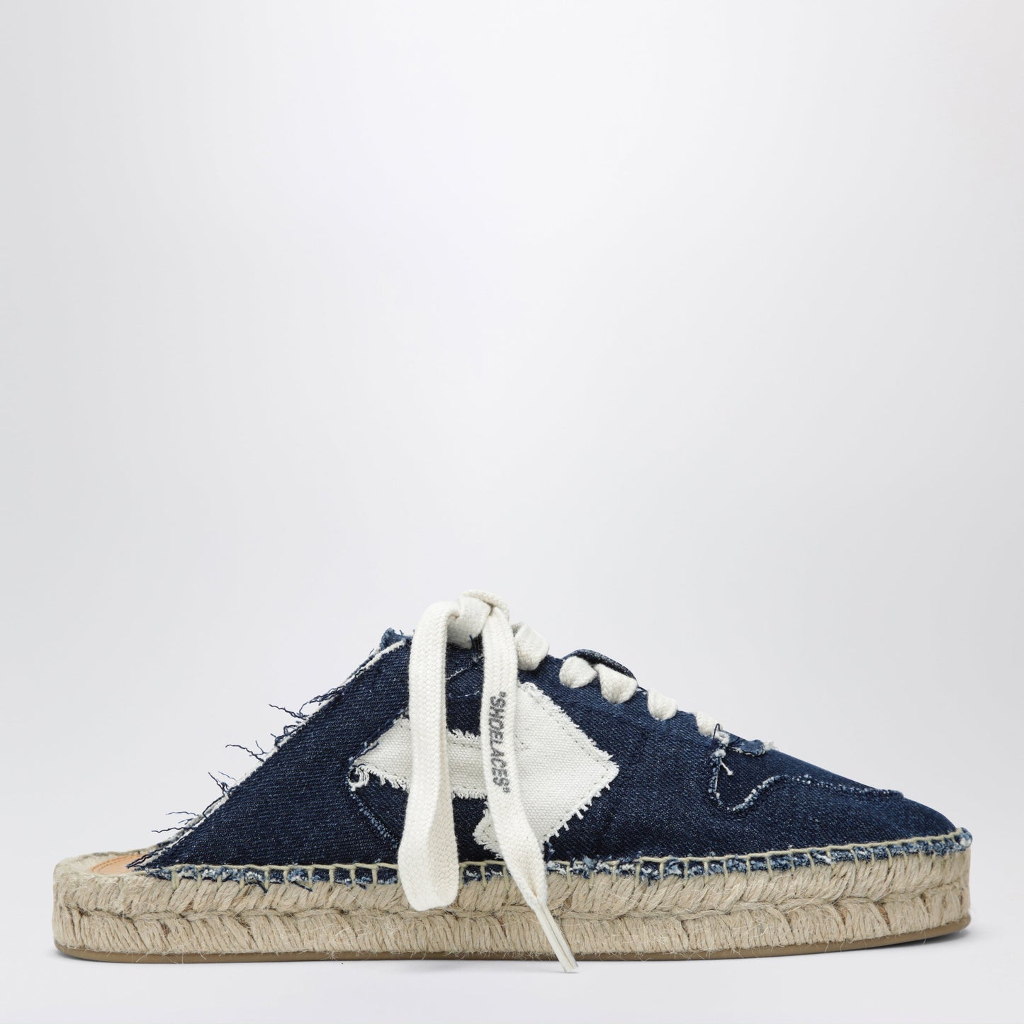 Off-White Dark Blue/White Arrow Espadrilles Men OFF-WHITE