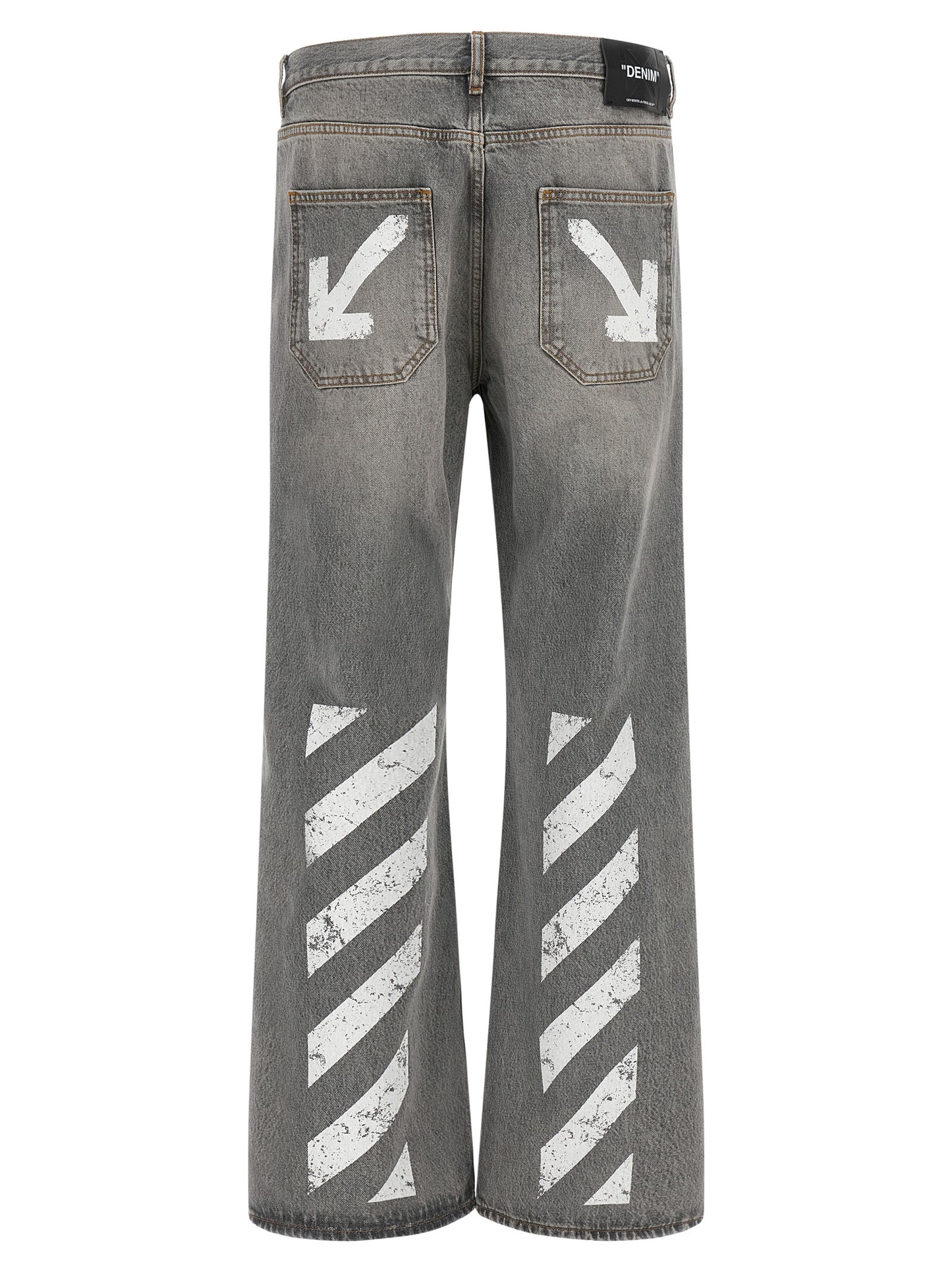 Off-White Men 'Half Arrow Diag Slim' Jeans OFF-WHITE