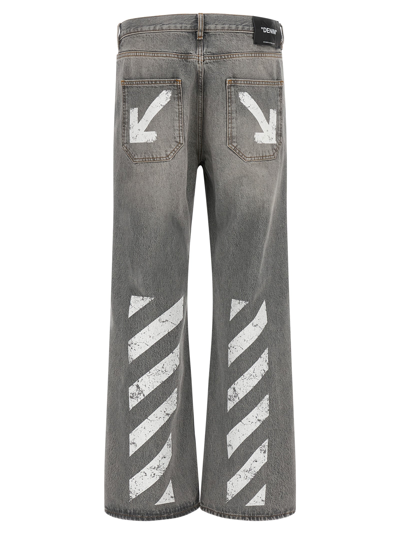 Off-White Men 'Half Arrow Diag Slim' Jeans OFF-WHITE