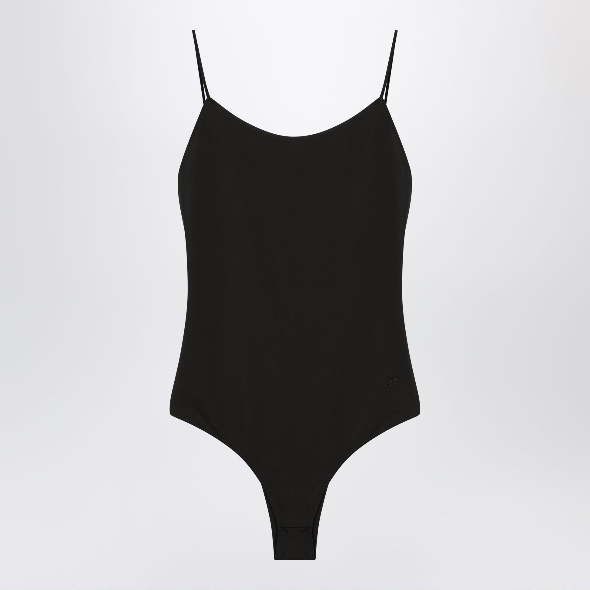 Jacquemus Black Cabana Swimsuit With Ruffles Women JACQUEMUS