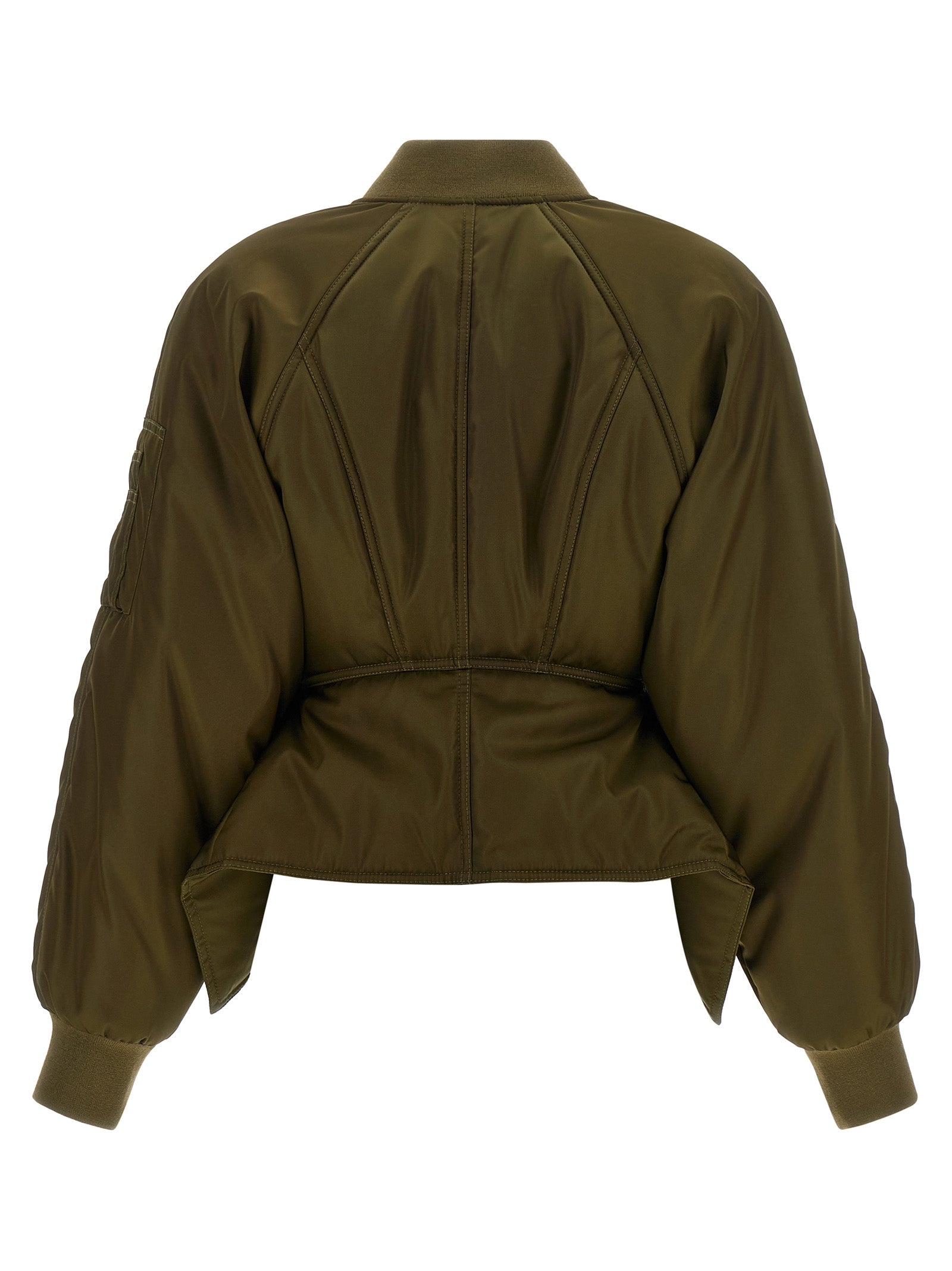 Balmain Women Iconica Nylon Bomber Jacket BALMAIN