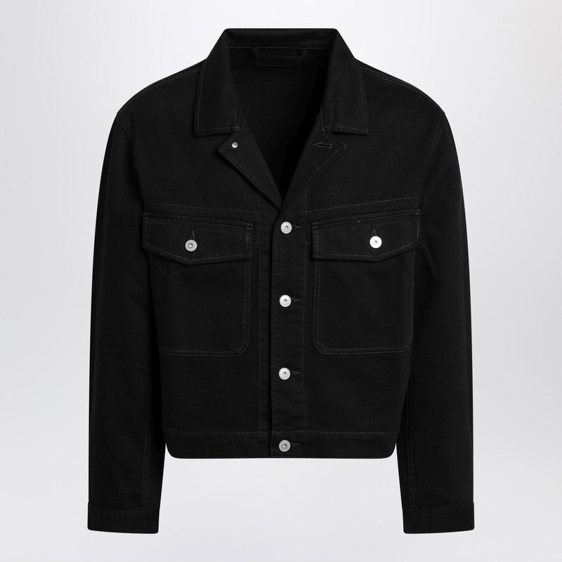 Lemaire Black Denim Jacket Men LEMAIRE