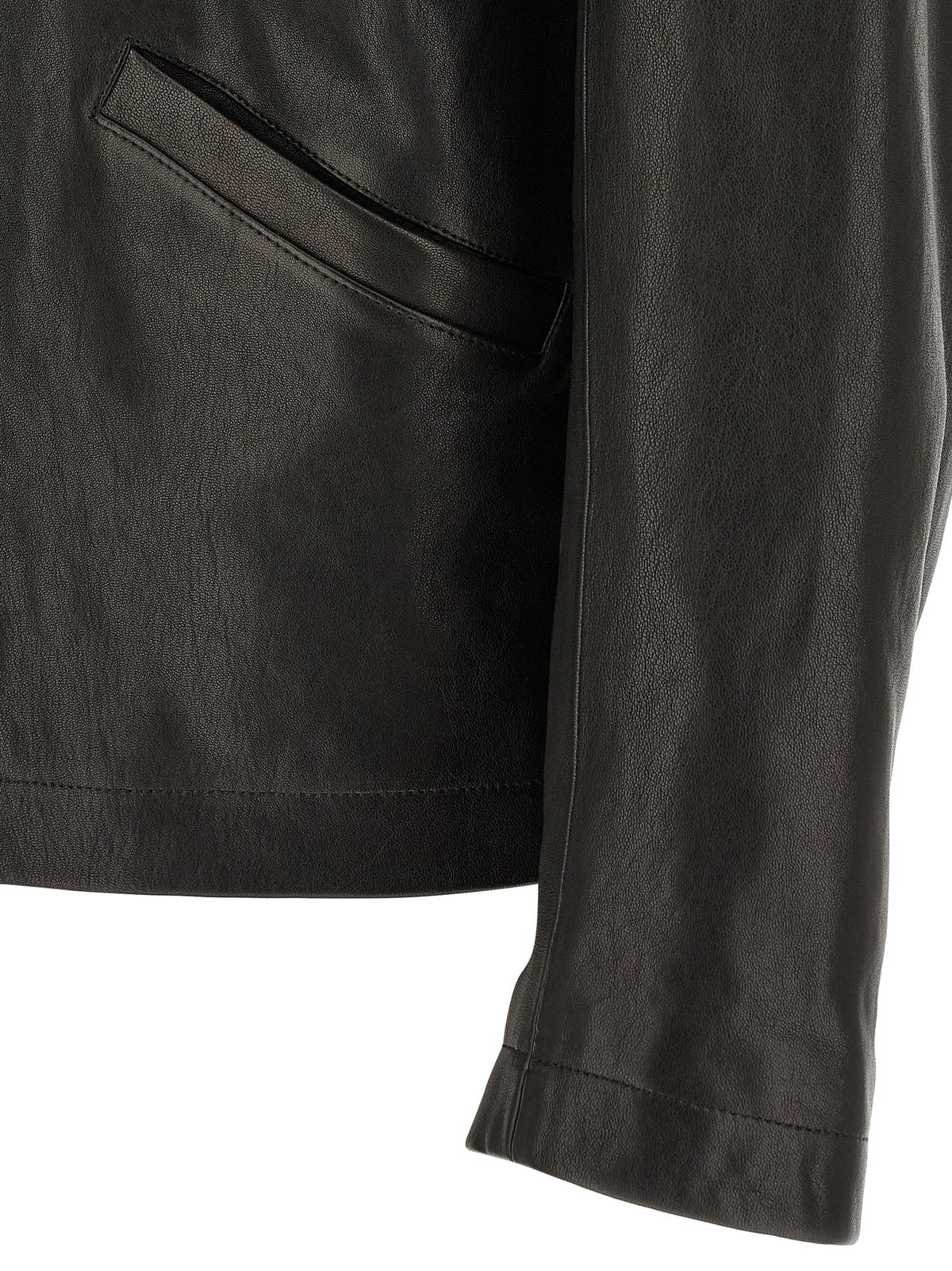 Lemaire Men Leather Jacket LEMAIRE