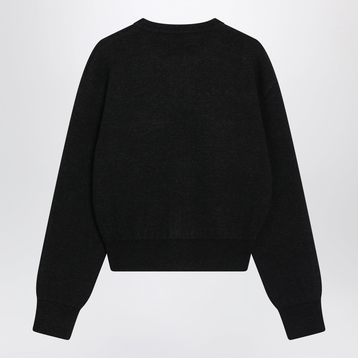 Lemaire Charcoal-Colored Alpaca Blend Zip-Up Sweater Women LEMAIRE