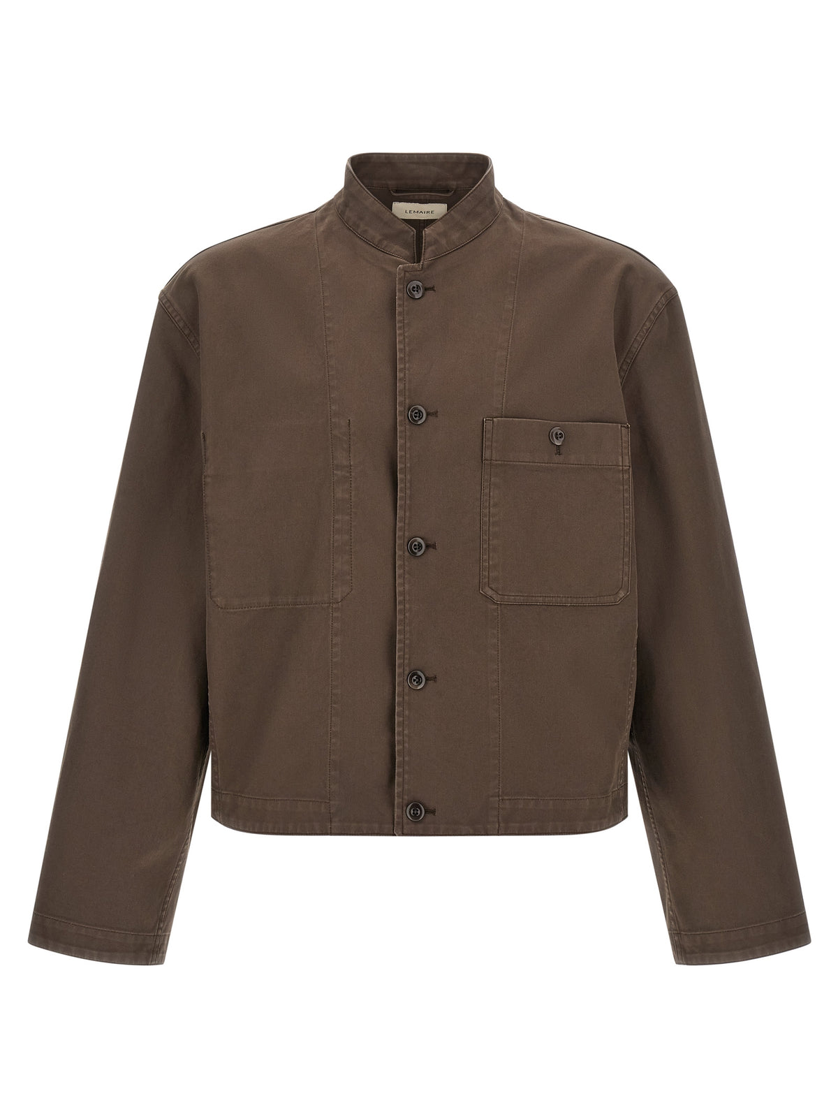 Lemaire Men Brown Korean Collar Jacket LEMAIRE