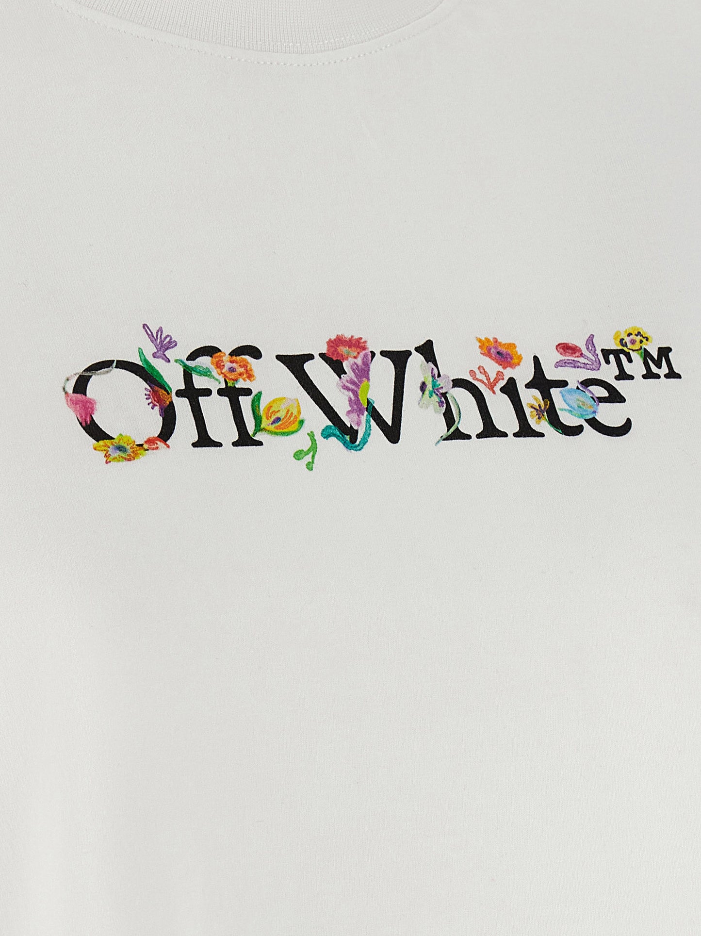 Off-White Women 'Bookish Glowing Flower' T-Shirt OFF-WHITE