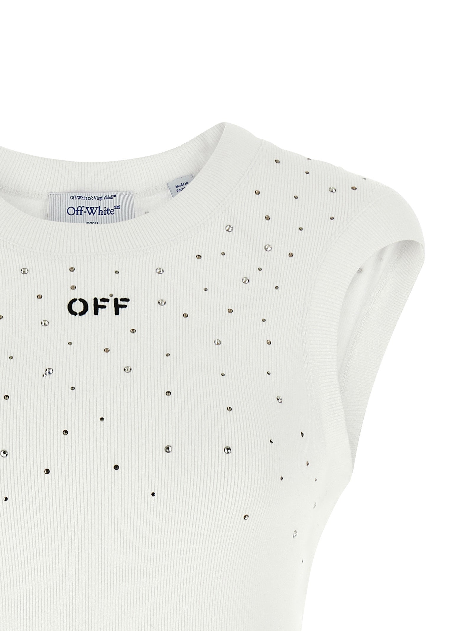 Off-White Women Top Swarowski OFF-WHITE