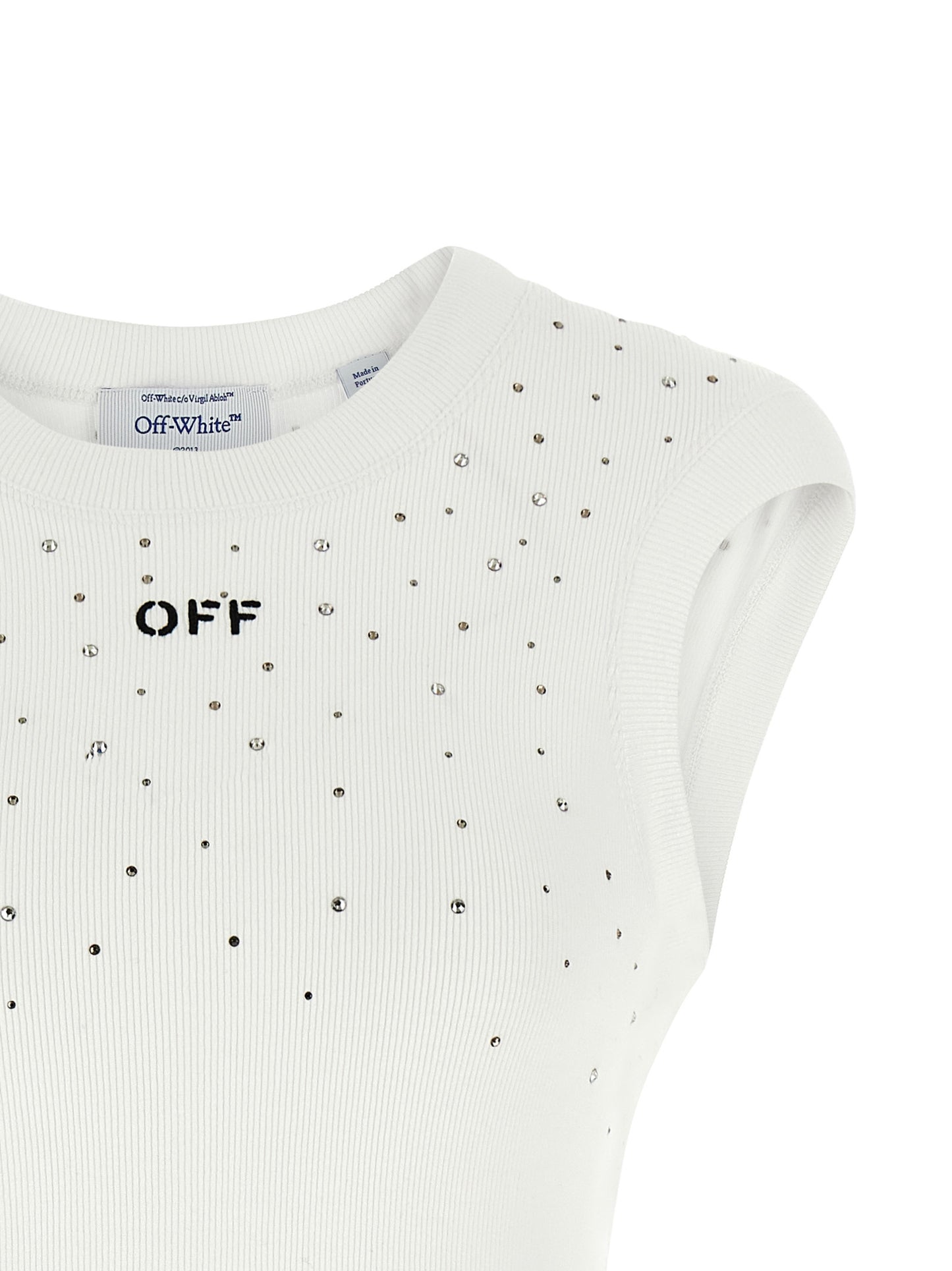 Off-White Women Top Swarowski OFF-WHITE