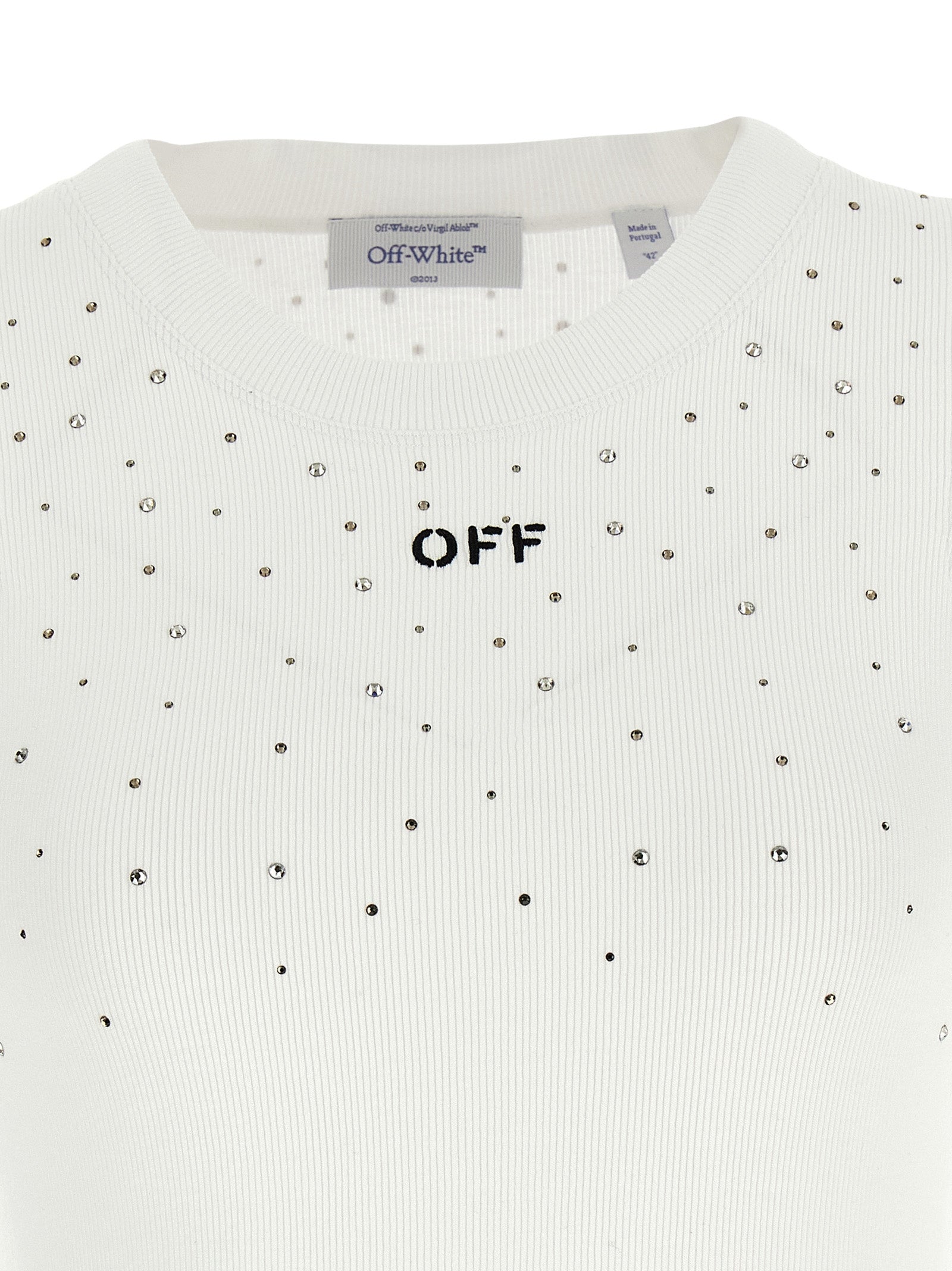 Off-White Women Top Swarowski OFF-WHITE
