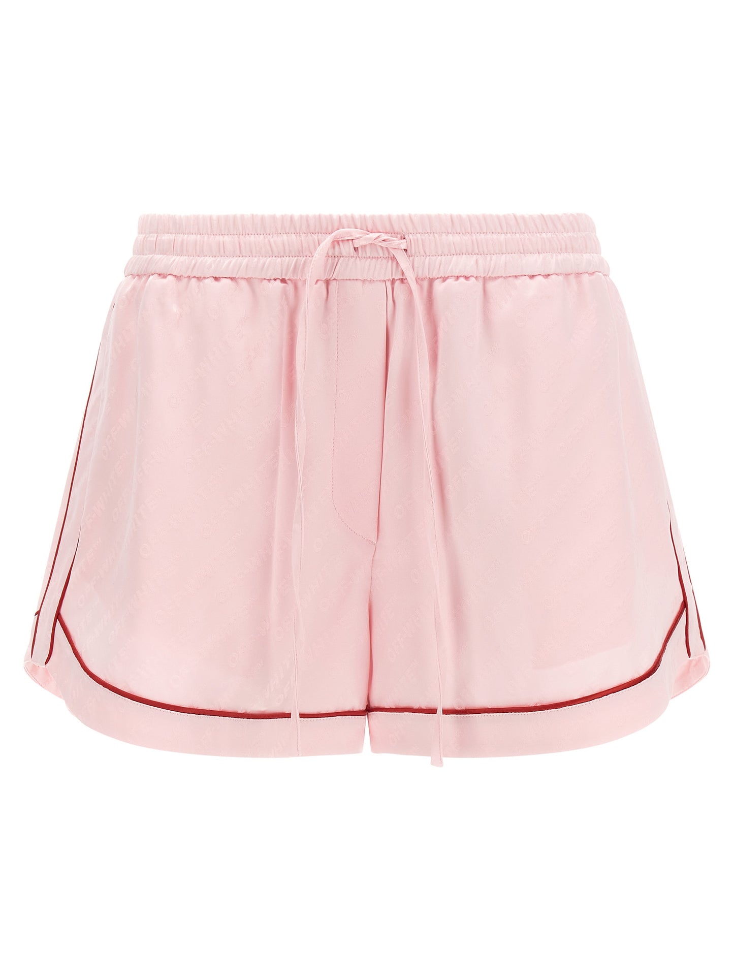 Off-White Women 'Jacquard Satin Pajama' Shorts OFF-WHITE
