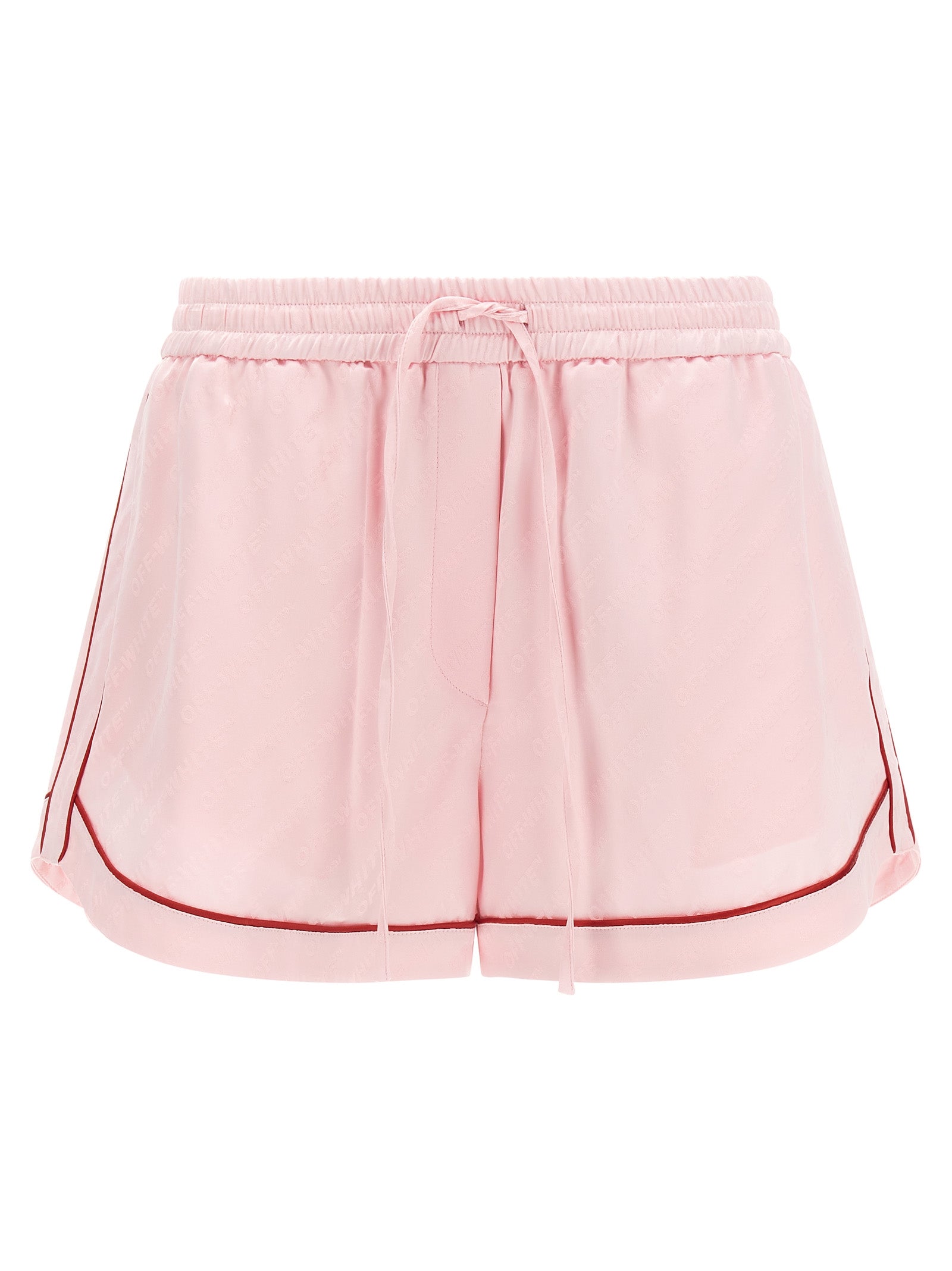 Off-White Women 'Jacquard Satin Pajama' Shorts OFF-WHITE