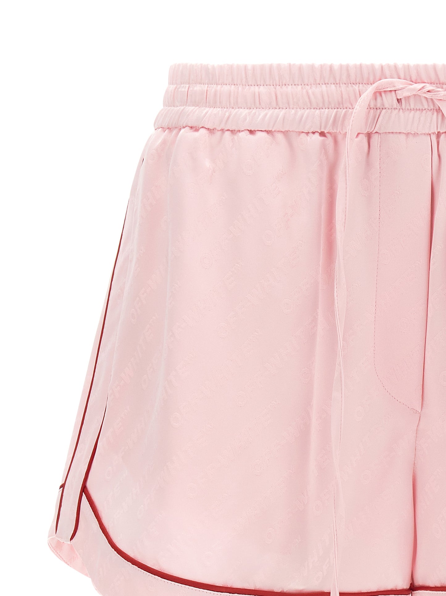 Off-White Women 'Jacquard Satin Pajama' Shorts OFF-WHITE