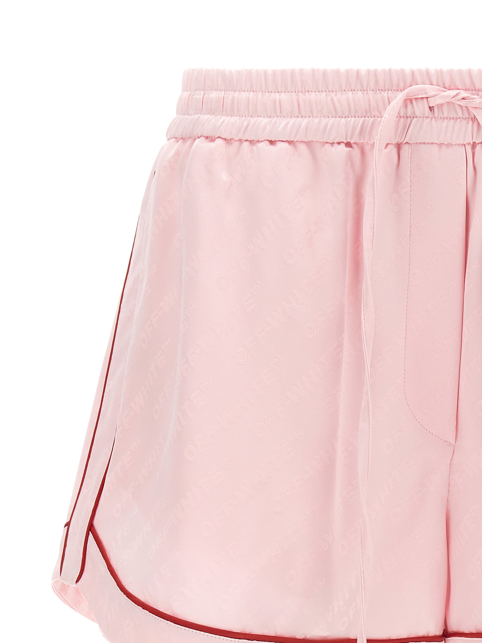 Off-White Women 'Jacquard Satin Pajama' Shorts OFF-WHITE