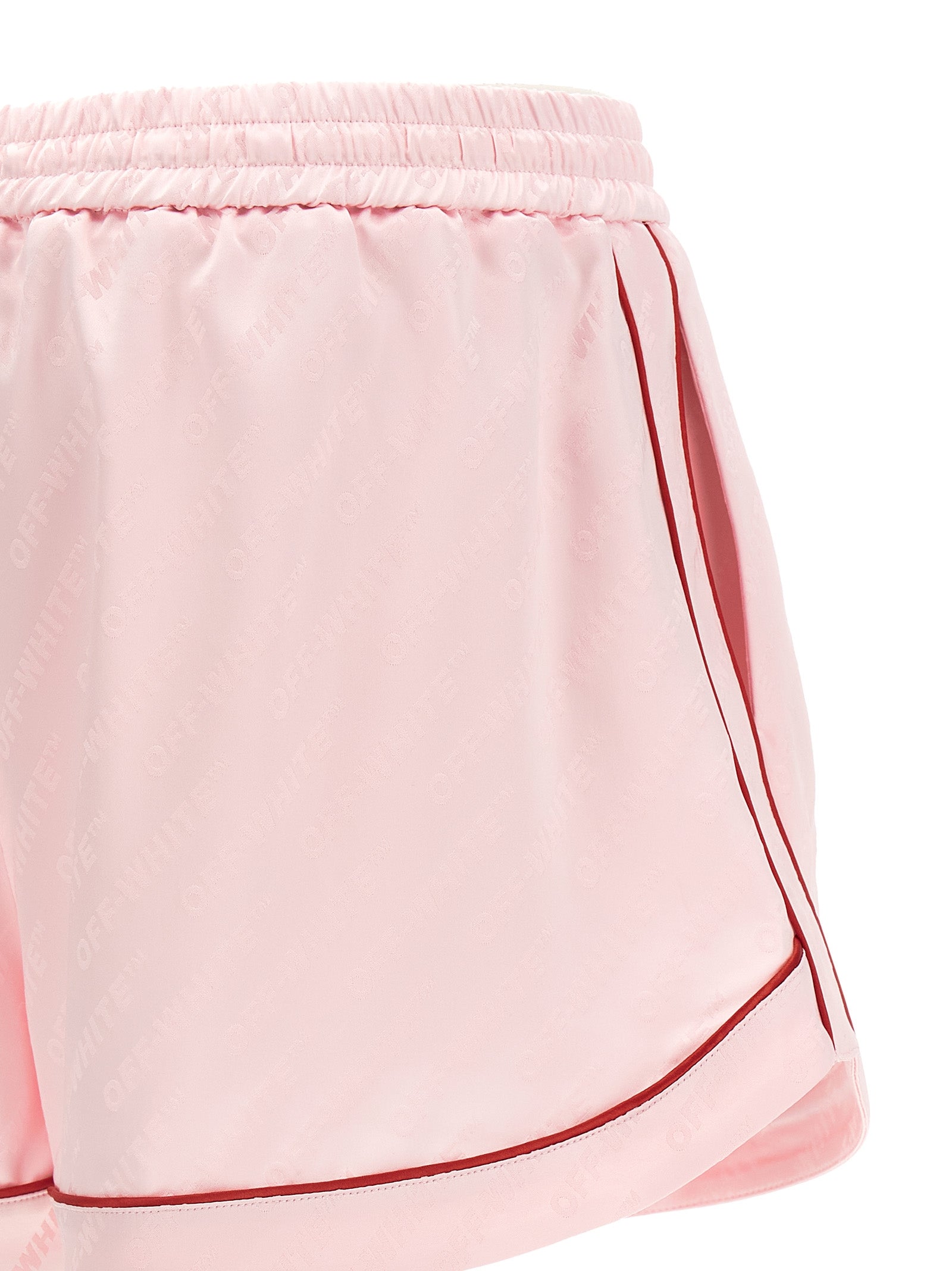 Off-White Women 'Jacquard Satin Pajama' Shorts OFF-WHITE