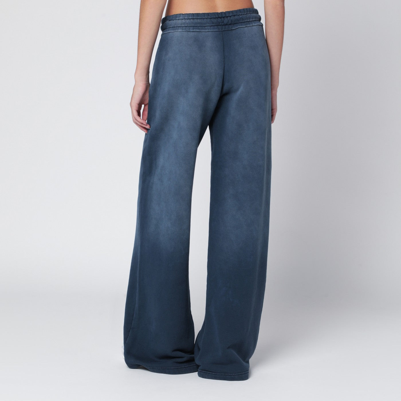 Off-White Blue Washed-Effect Jogging Trousers Women OFF-WHITE