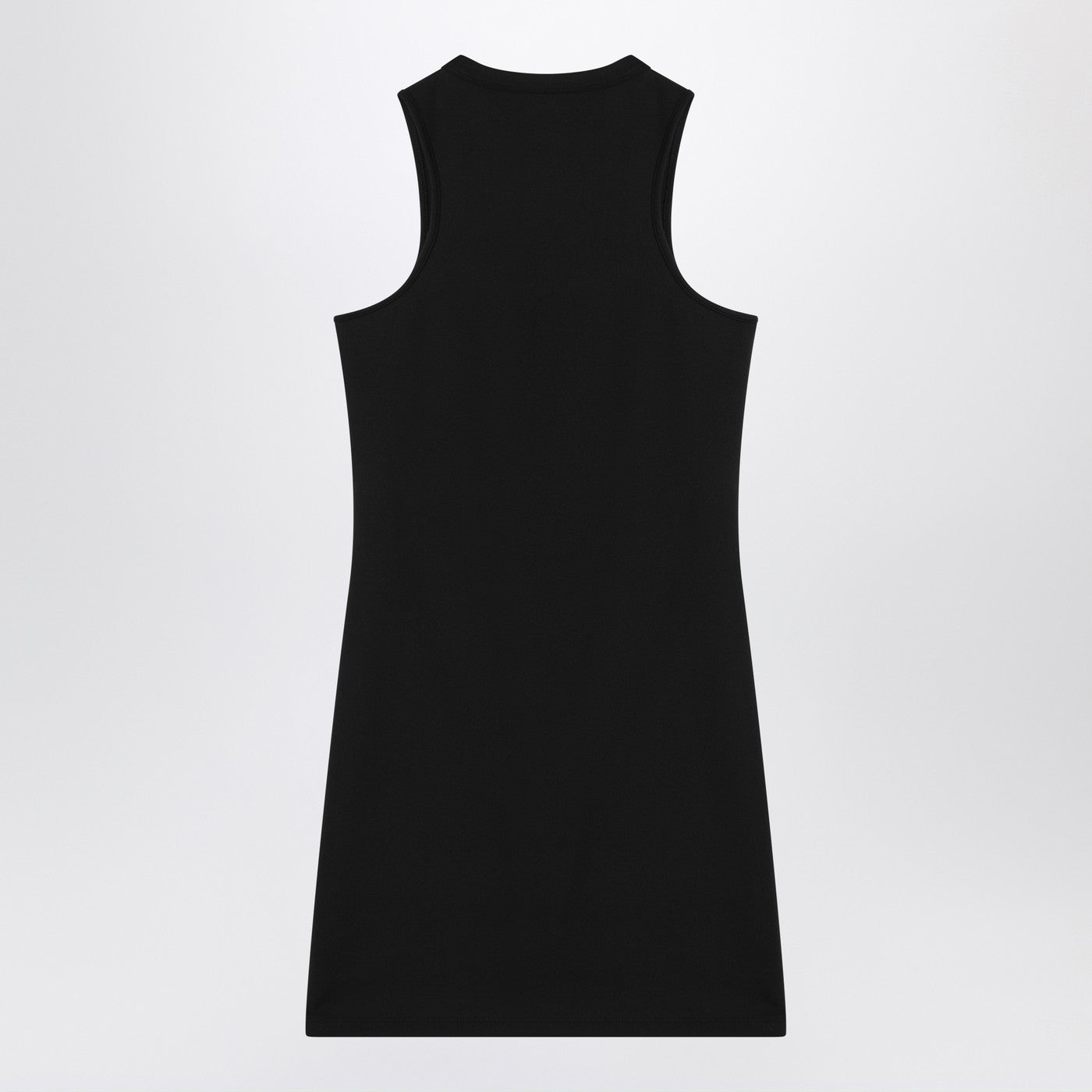 Off-White Black Mini Dress With Logo Women OFF-WHITE