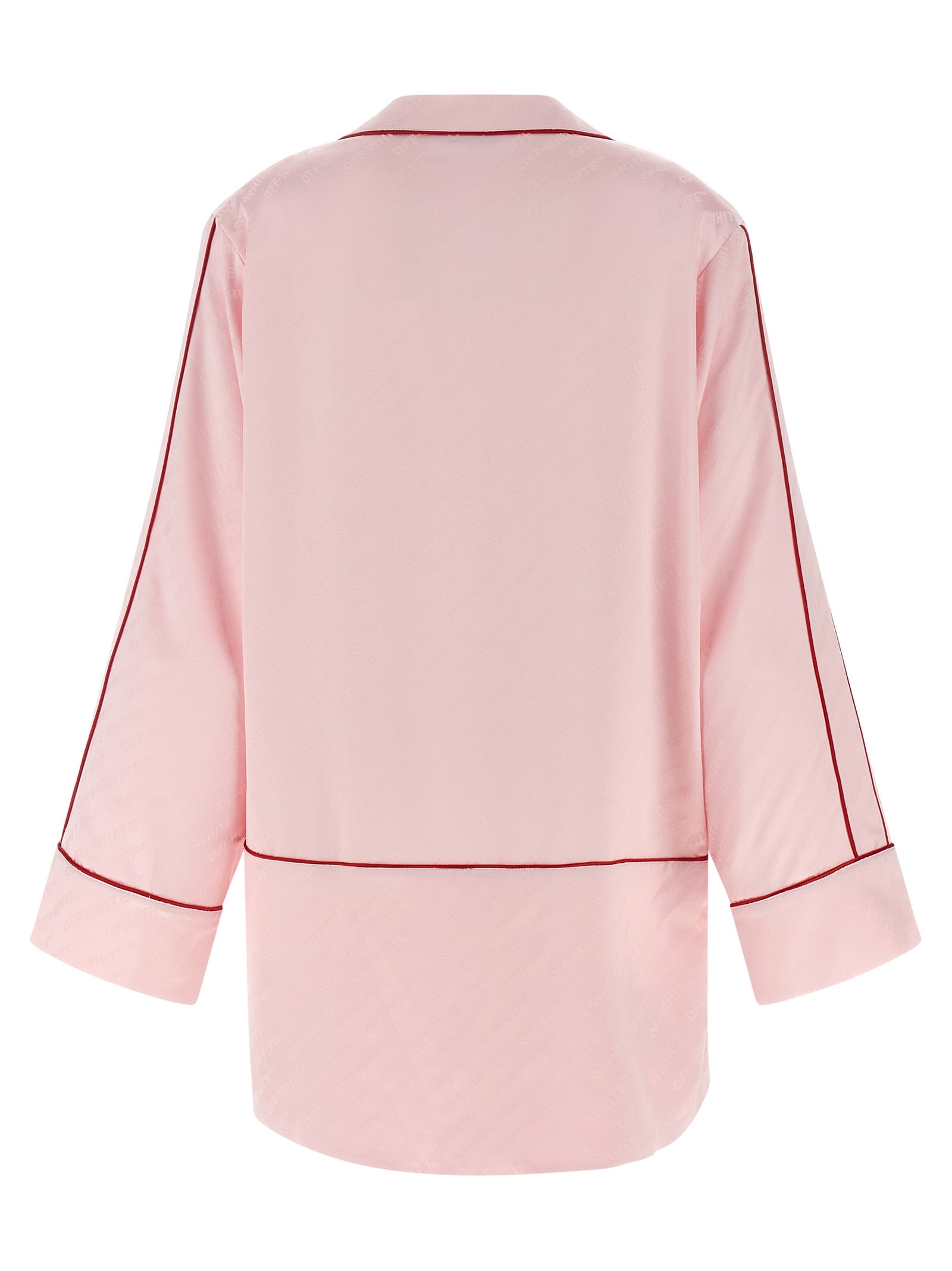Off-White Women 'Jacquard Satin New Roxy Pajama' Shirt OFF-WHITE