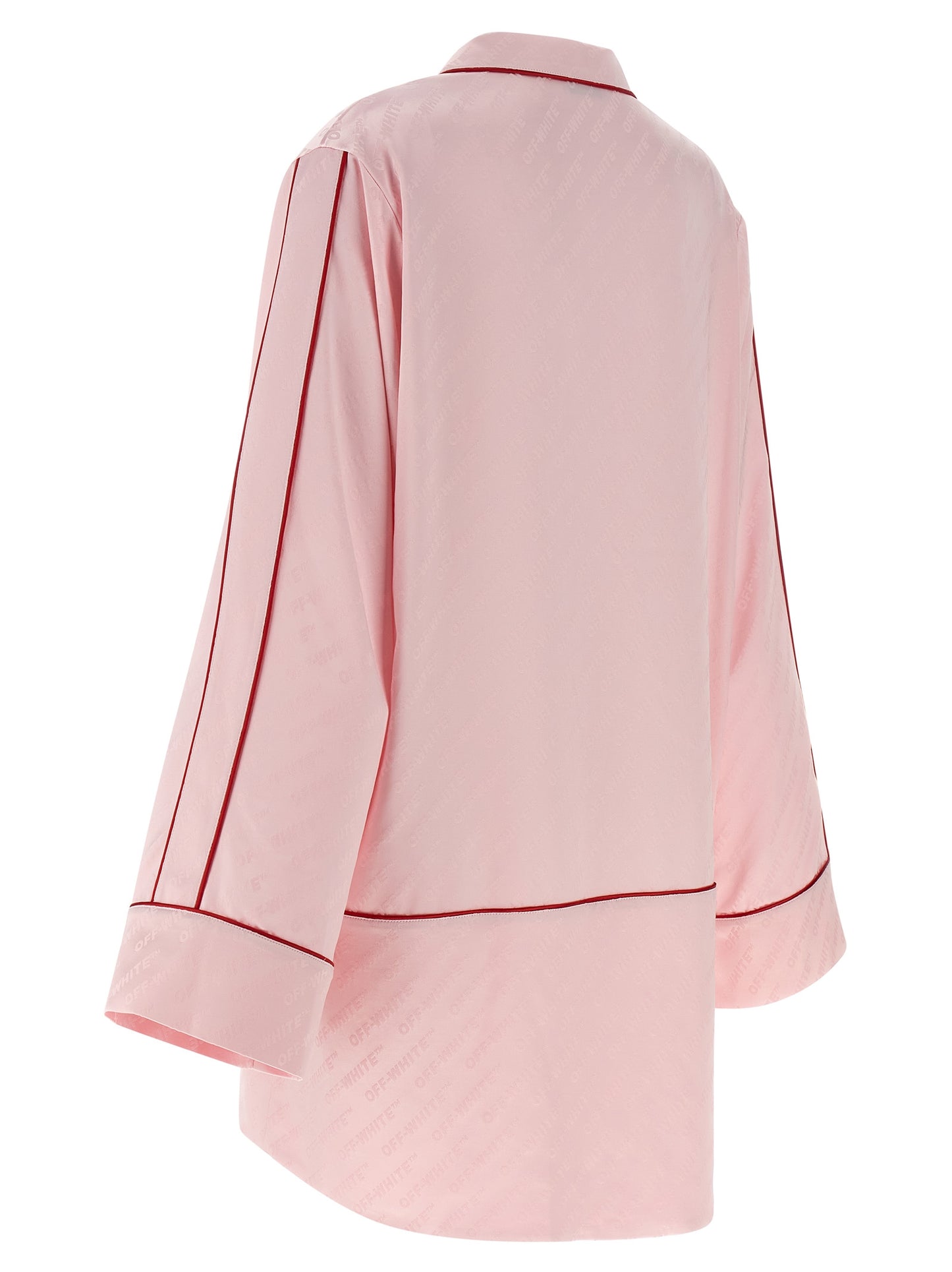Off-White Women 'Jacquard Satin New Roxy Pajama' Shirt OFF-WHITE
