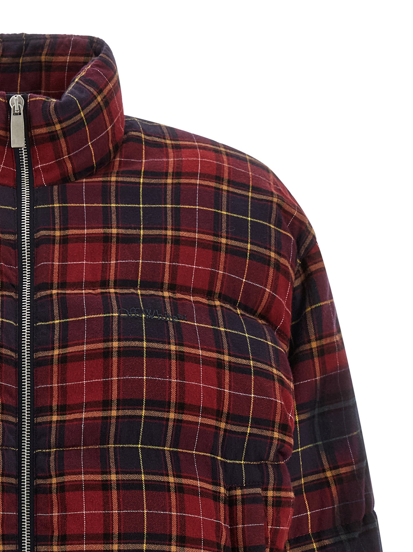 Off-White Women 'Check Flan Arrow Spray' Down Jacket OFF-WHITE