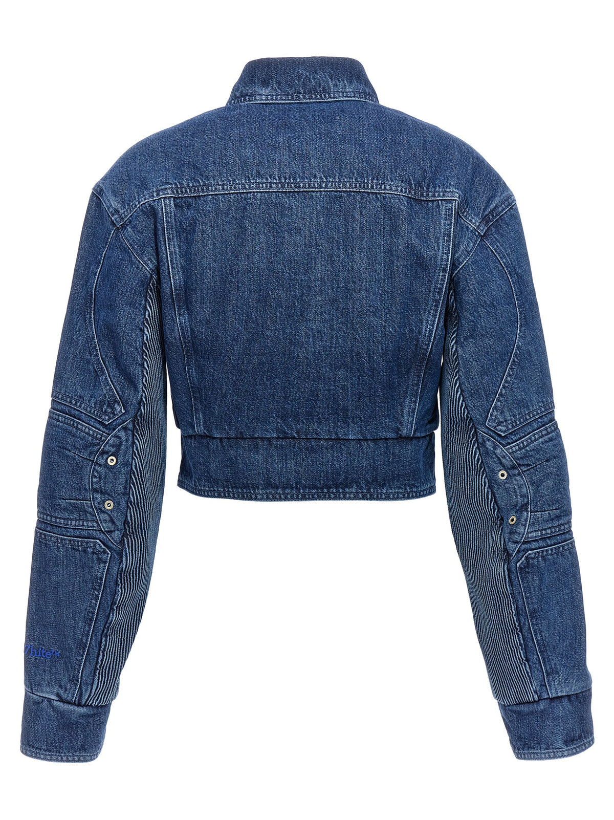 Off-White Women 'Motorcycle' Denim Jacket OFF-WHITE