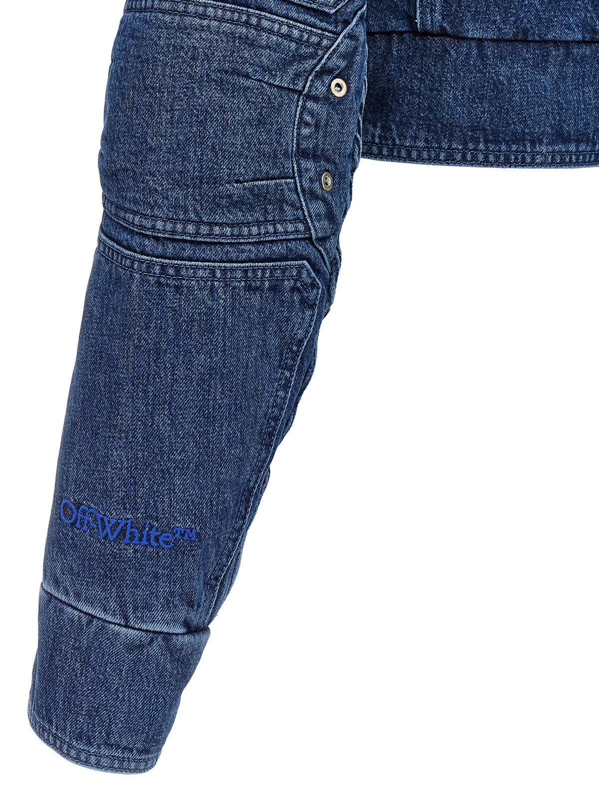 Off-White Women 'Motorcycle' Denim Jacket OFF-WHITE