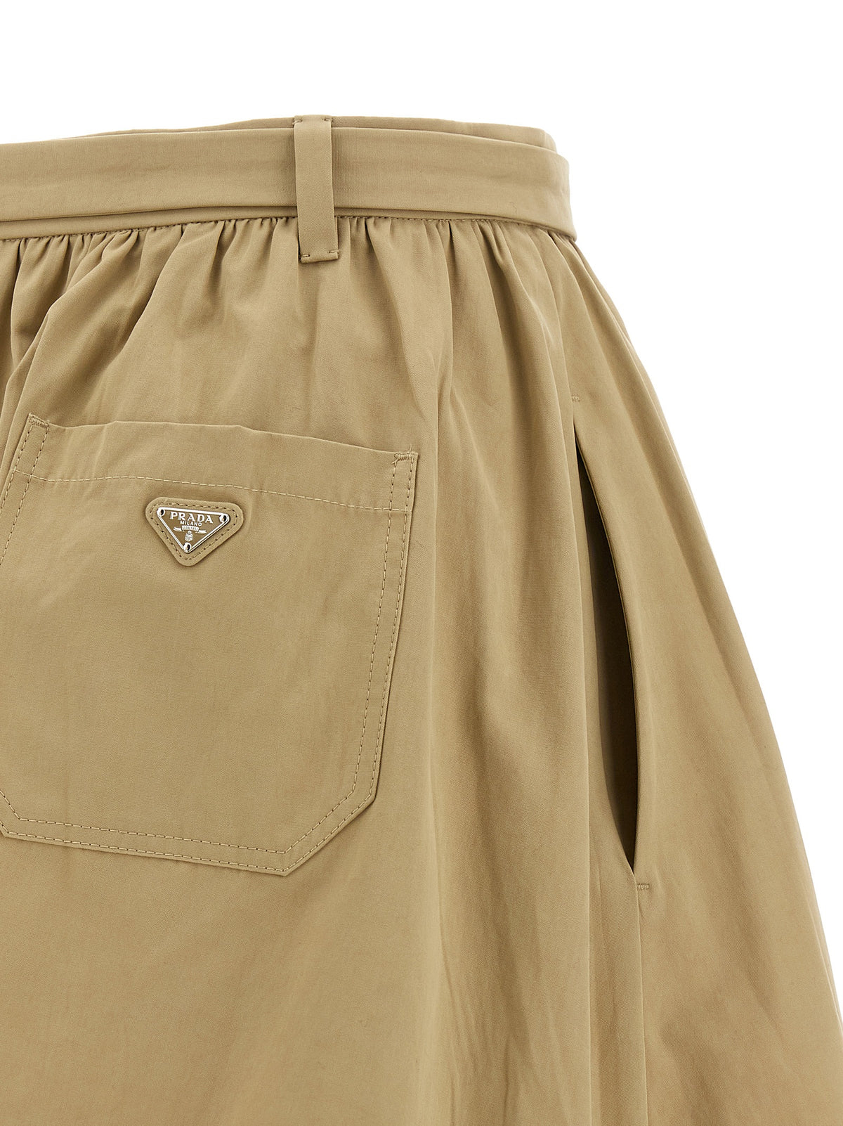 Prada Women Panama Old Cotton Skirt PRADA