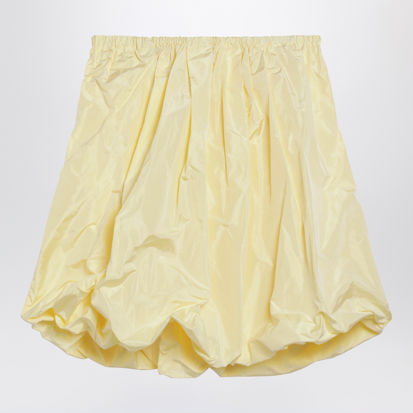 Prada Cream Skirt In Tech Taffeta Women PRADA