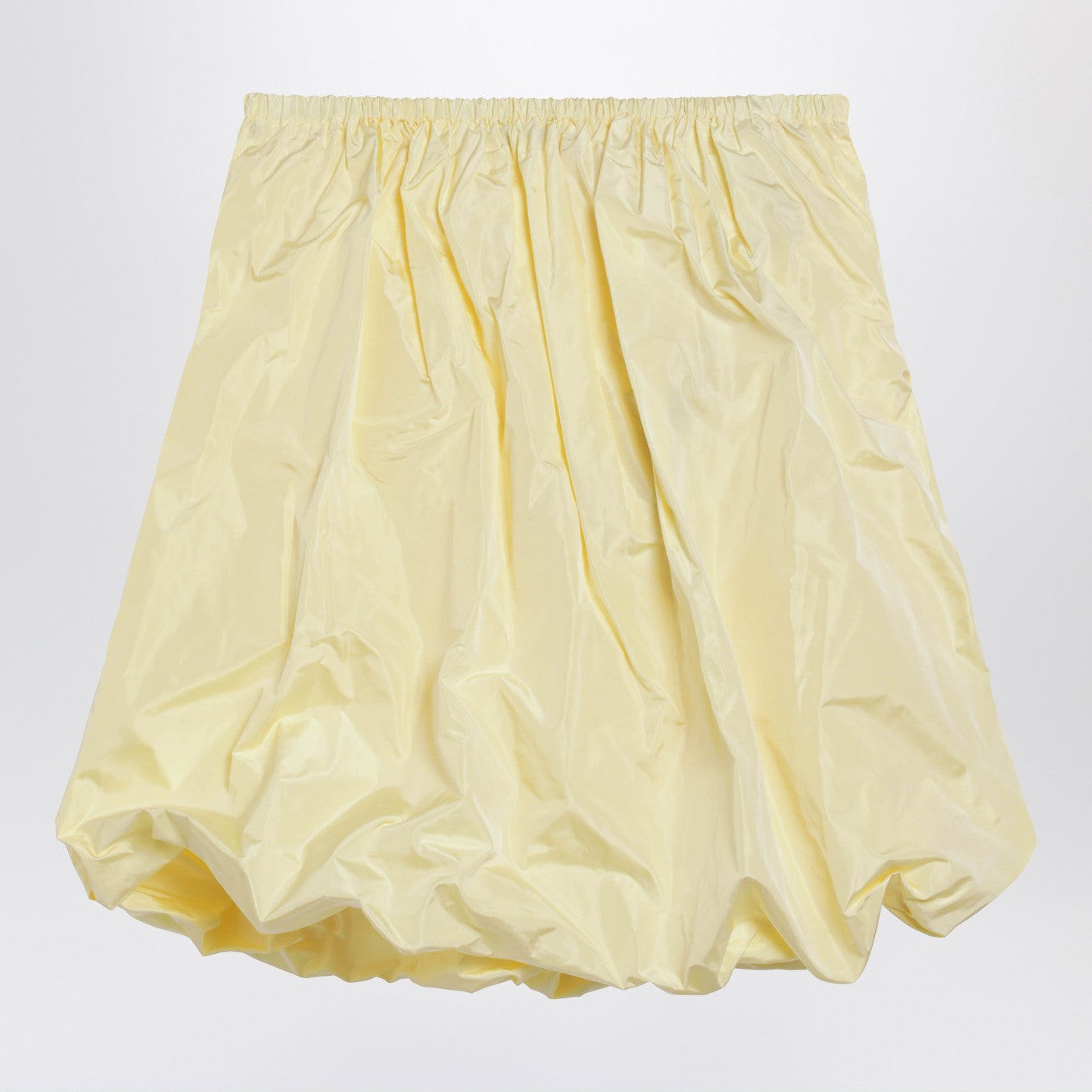 Prada Cream Skirt In Tech Taffeta Women PRADA