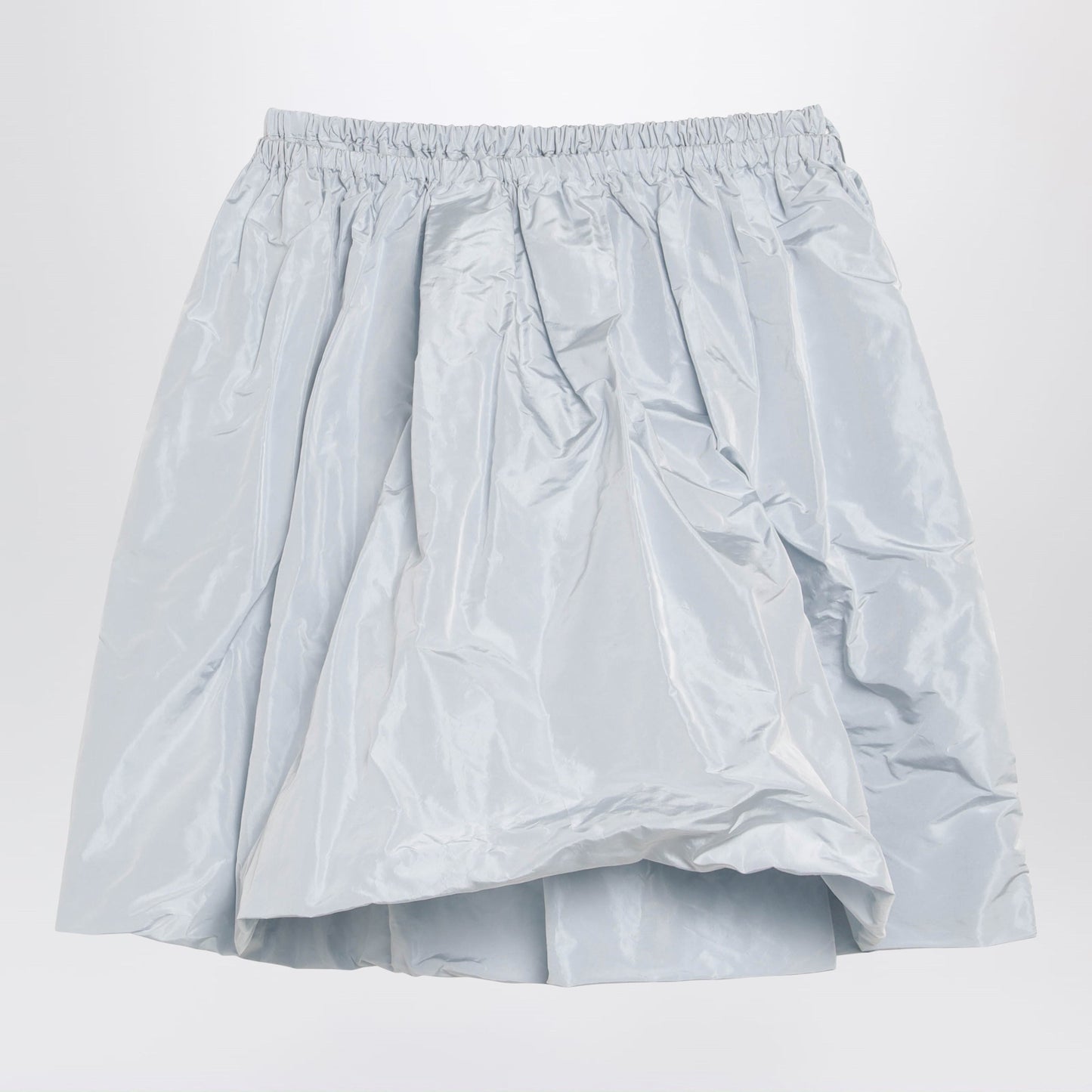 Prada Light Grey Technical Taffeta Skirt Women PRADA